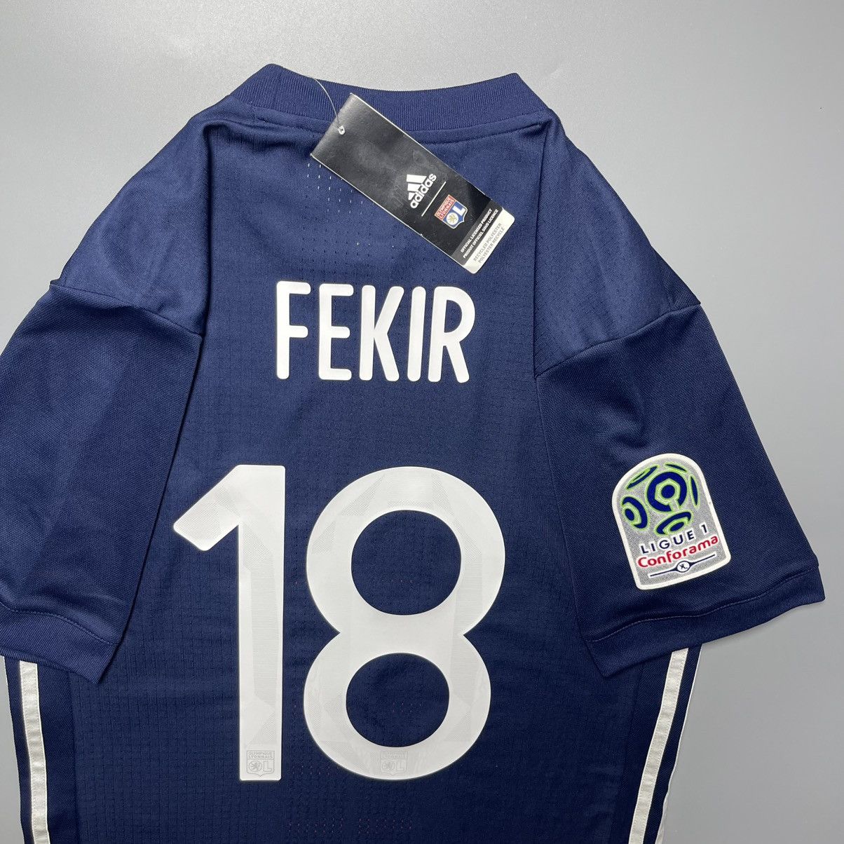 Adidas × Vintage NWT LYON ADIDAS 2017/2018 FOOTBALL AWAY JERSEY #18 FEKIR Size US M / EU 48-50 / 2 - 10 Thumbnail