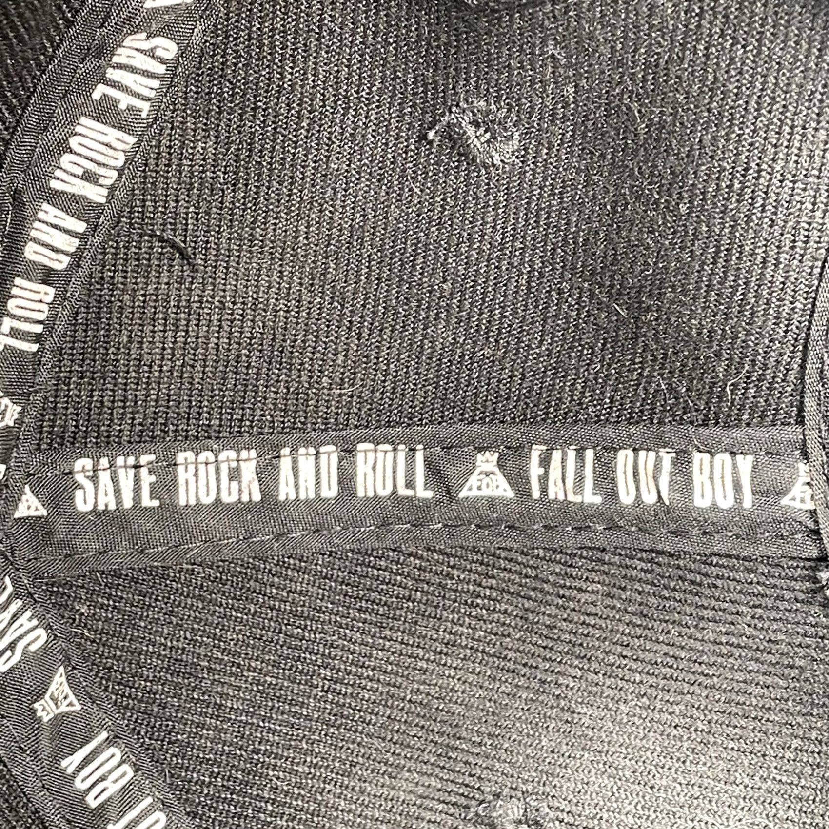 Vintage Fall Out Boy Fall Out Hat One Size Adjustable Black Baseball Cap 2013 Tour FOB Size ONE SIZE - 7 Thumbnail