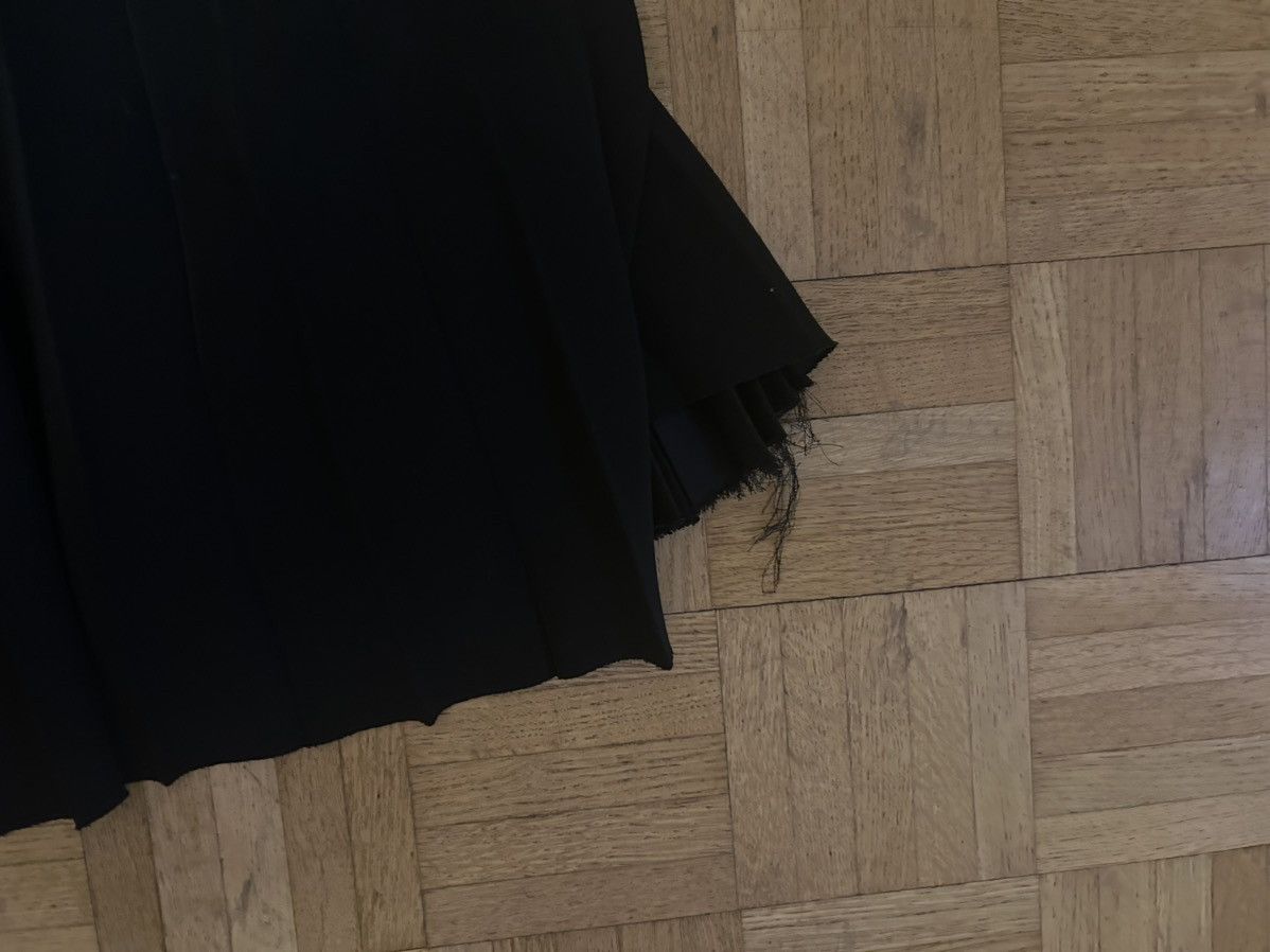 Balenciaga Balenciaga black Asymmetrical Pleated Skirt Size 26" / US 2 / IT 38 - 3 Thumbnail