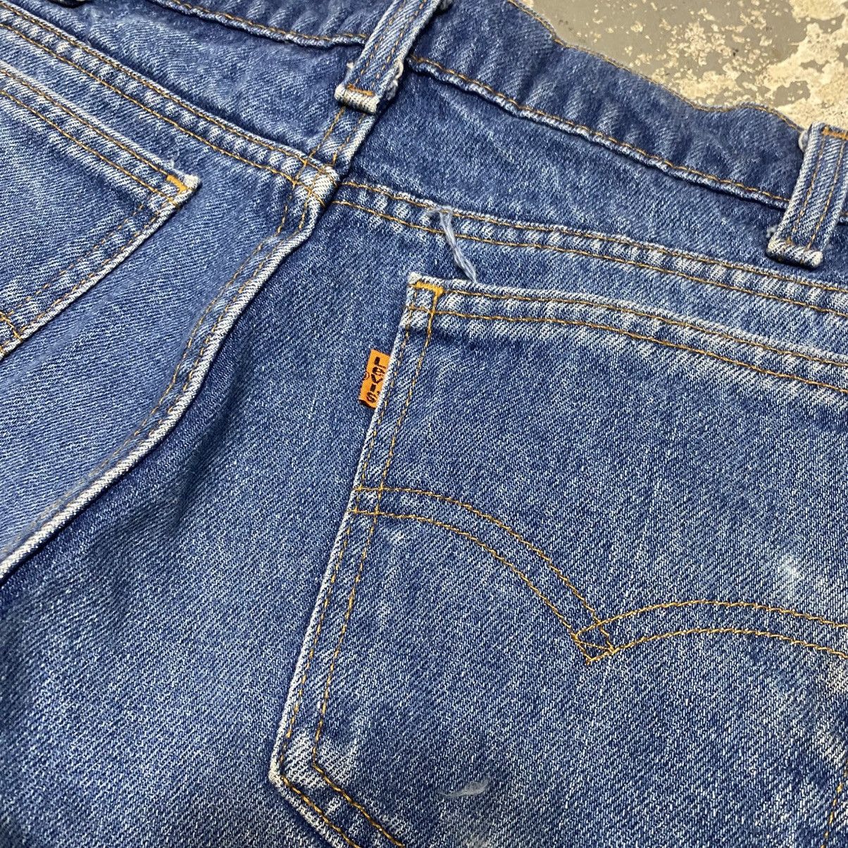 Levi's × Vintage Vintage Levi’s Blue Cut Off Denim Shorts Jorts Y2K 90s Size US 32 / EU 48 - 3 Thumbnail