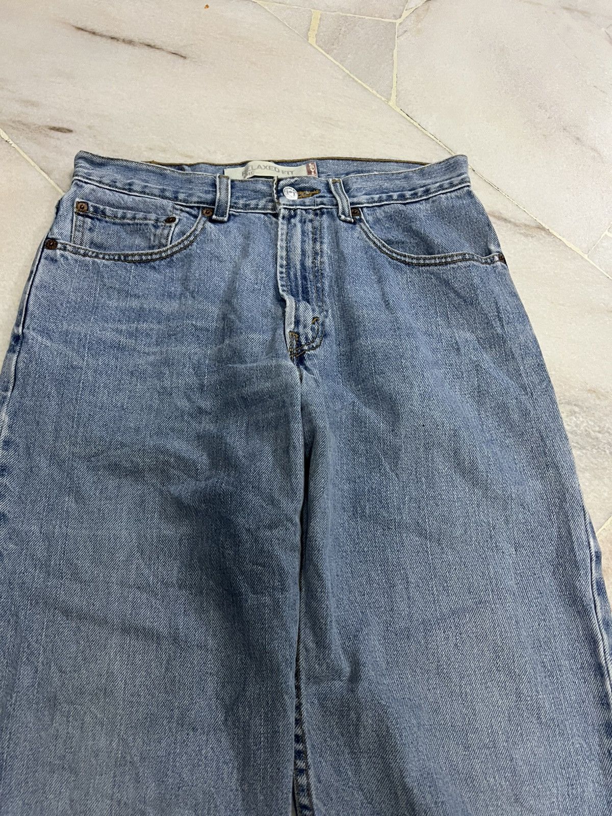 Levi's × Levi's Vintage Clothing × Vintage Vintage Levis 550 Light Wash Jean Size US 30 / EU 46 - 3 Thumbnail
