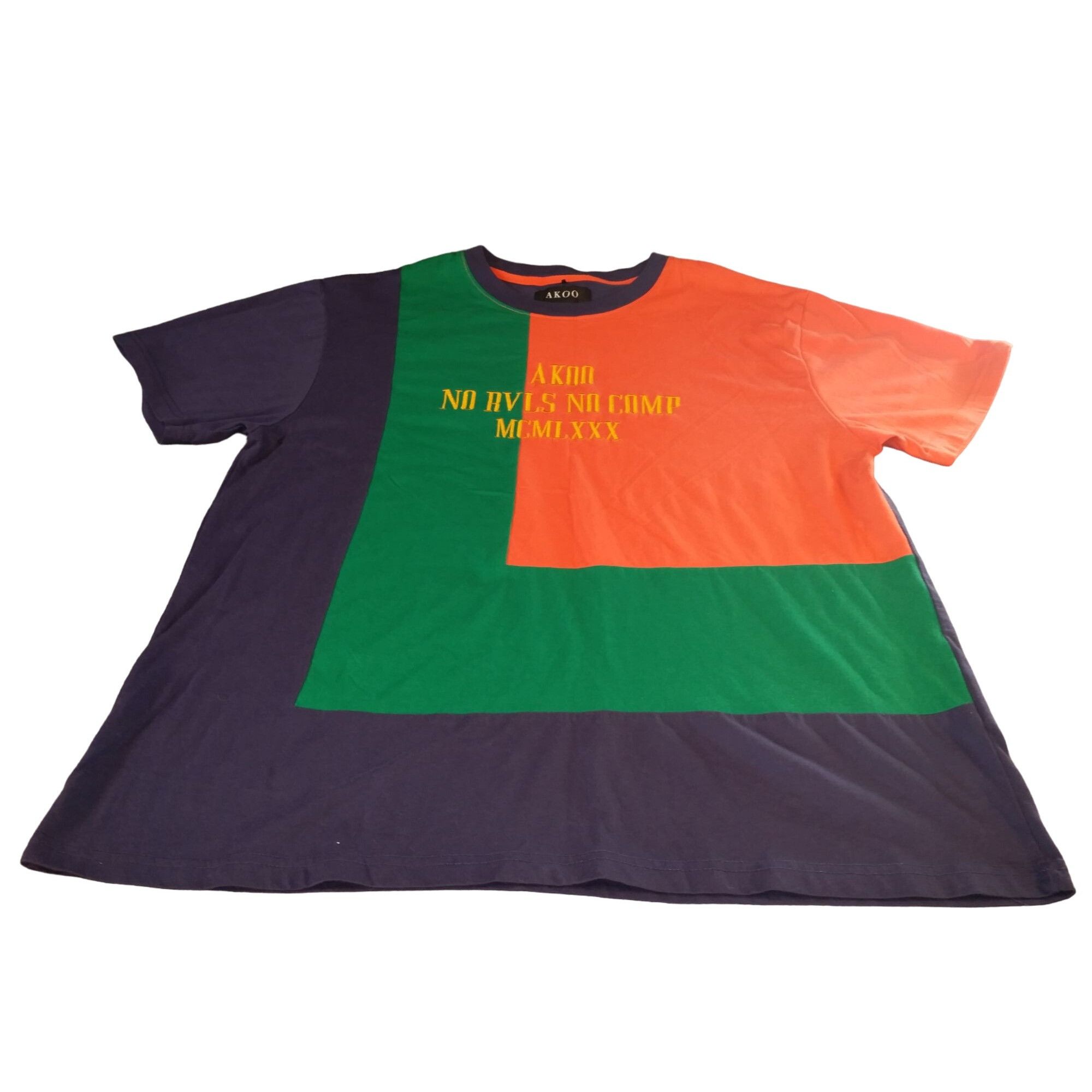 AKOO Akoo Tshirt Men Sz XXL Colorblock No Rvls No Comp MCMLXXX Hi Size US XXL / EU 58 / 5 - 1 Thumbnail