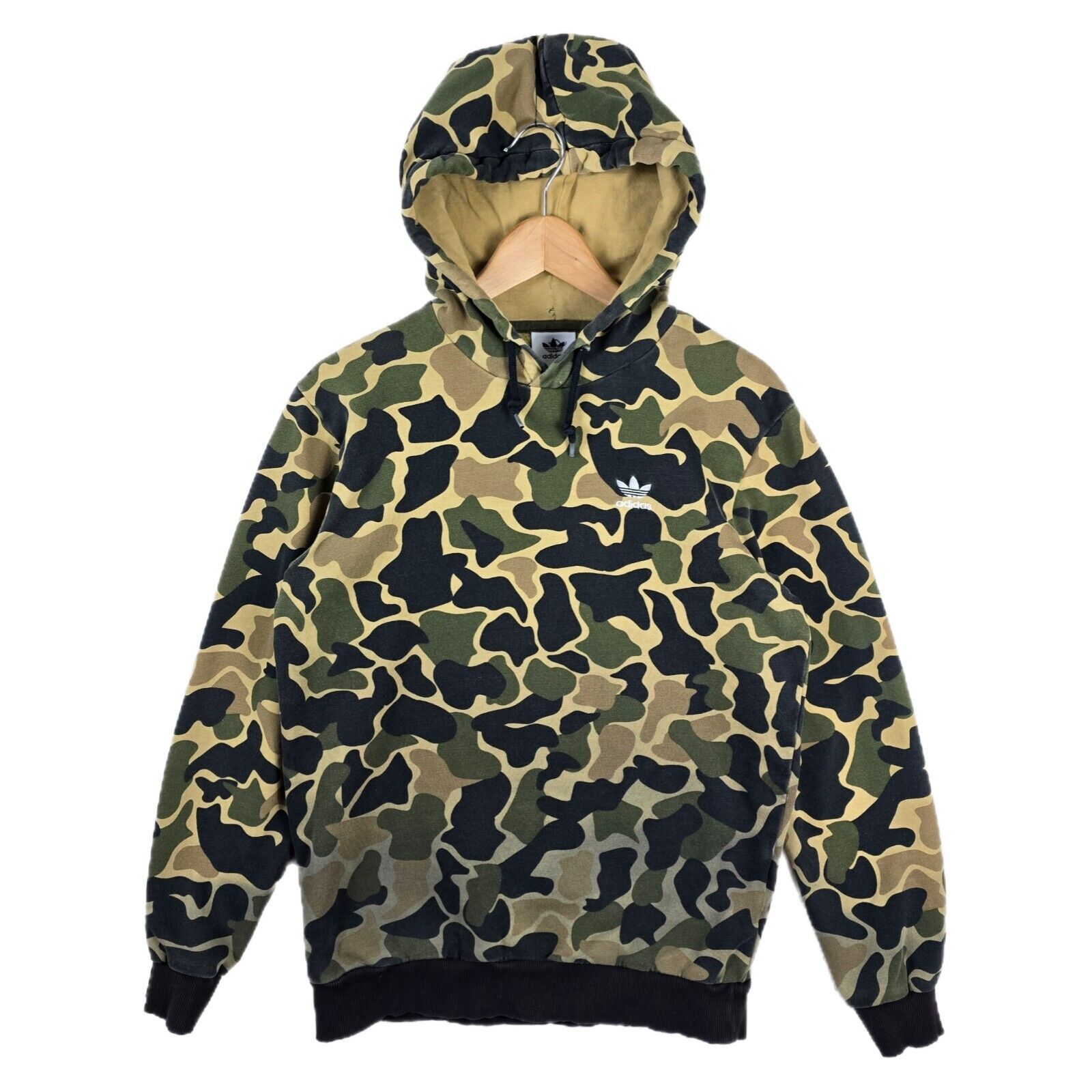 Adidas Adidas Camo Fade Hoodie Mens Size Small Trefoil Dip Dyed Size US S / EU 44-46 / 1 - 1 Thumbnail
