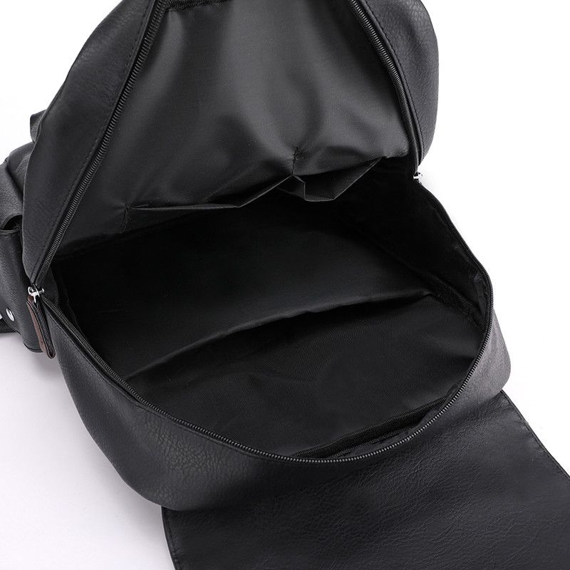 Japanese Brand PU Leather Backpack Size ONE SIZE - 7 Thumbnail