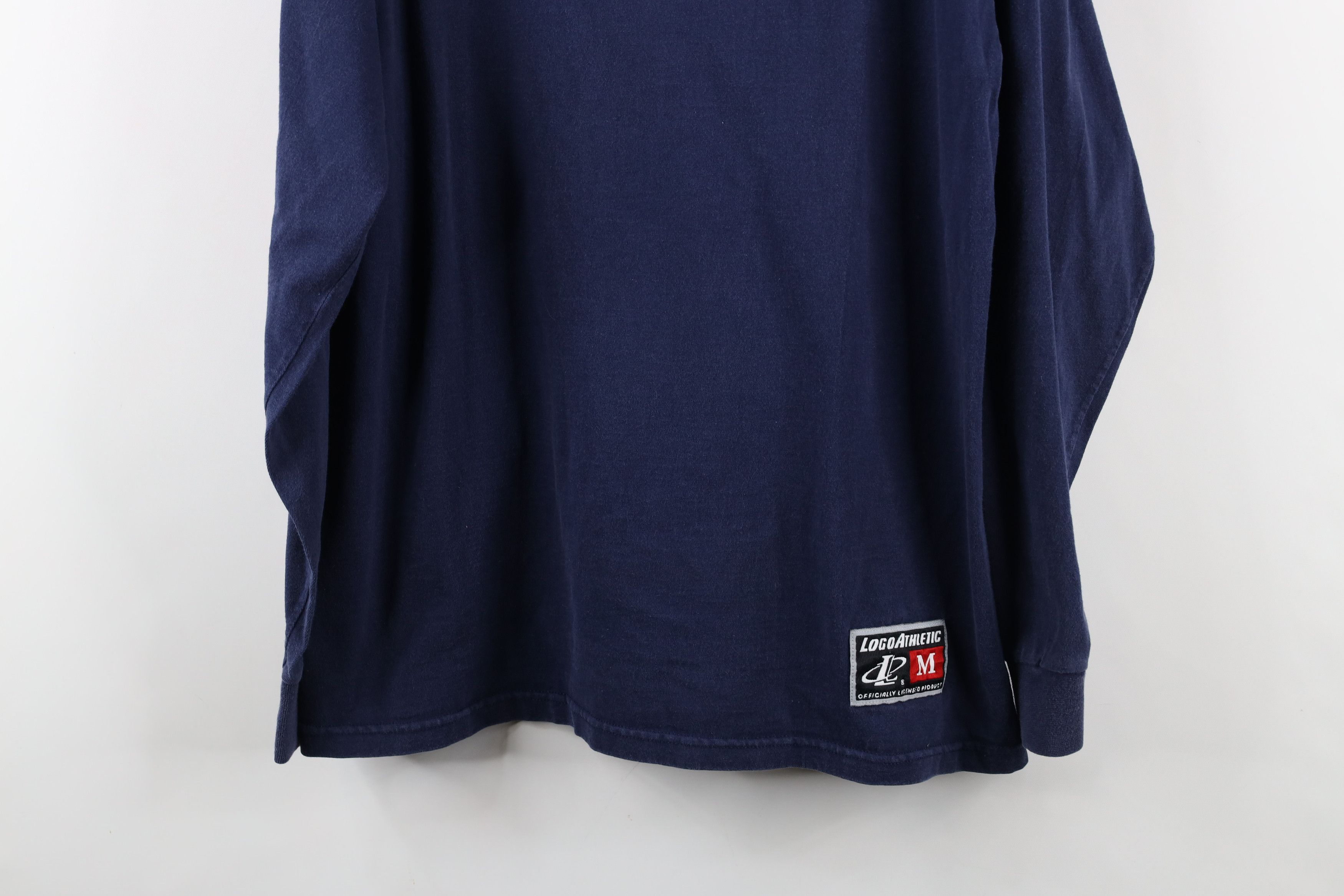 Vintage Vintage 90s University of North Carolina Mock Neck T-Shirt Size US M / EU 48-50 / 2 - 3 Thumbnail