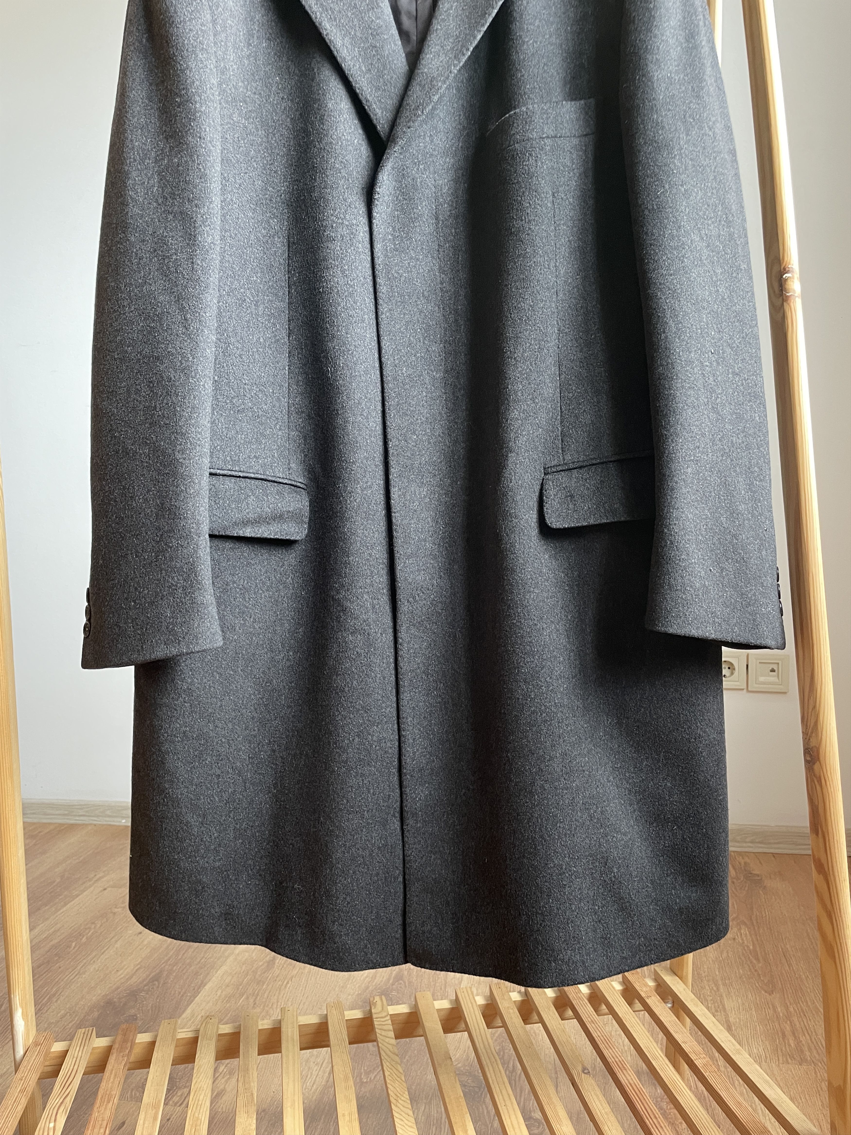 Ermenegildo Zegna Ermenegildo Zegna Soft Pure Wool Vintage Overcoat Size US XL / EU 56 / 4 - 6 Thumbnail