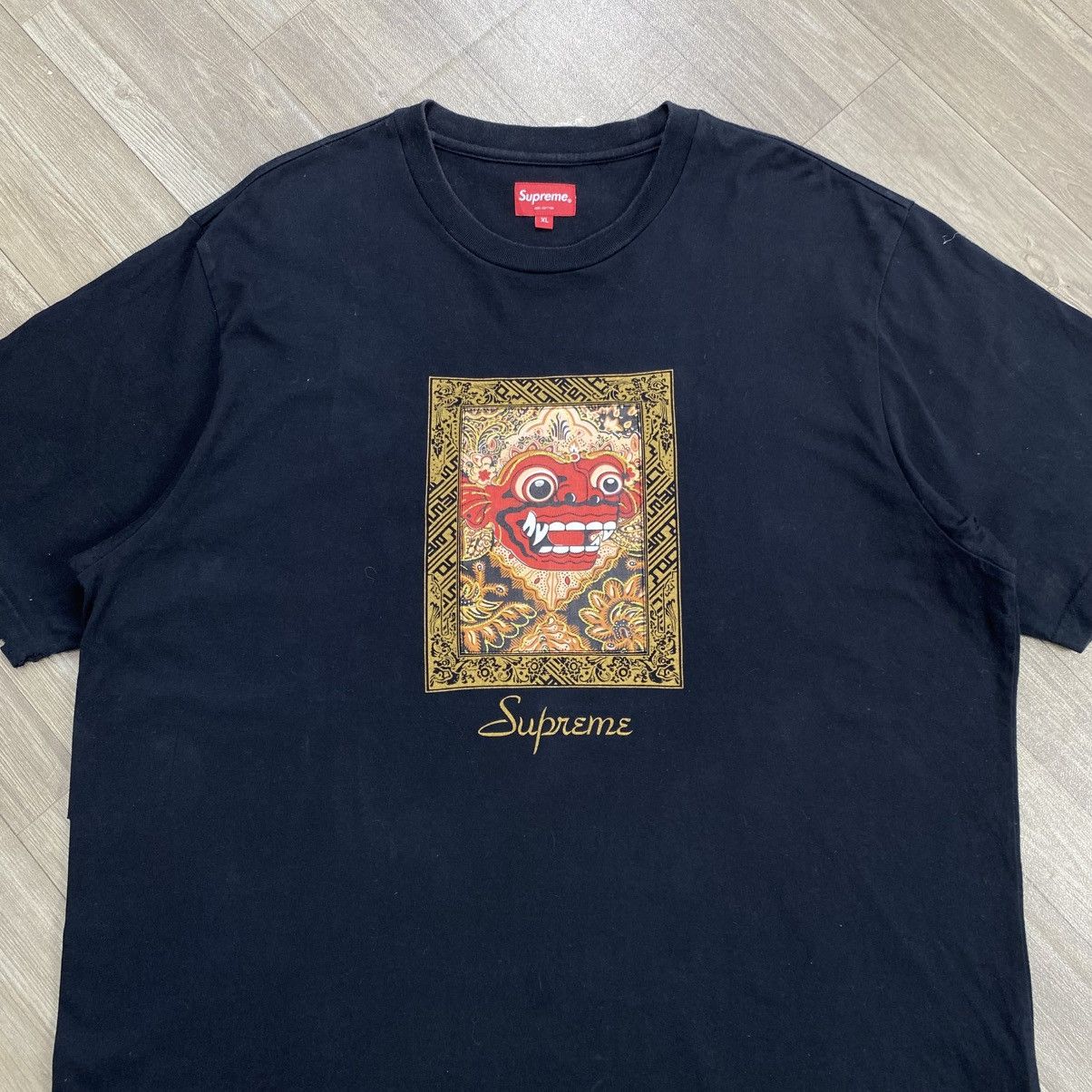 Supreme SS21 Supreme Barong Patch S/S Black Tee Size US XL / EU 56 / 4 - 2 Thumbnail
