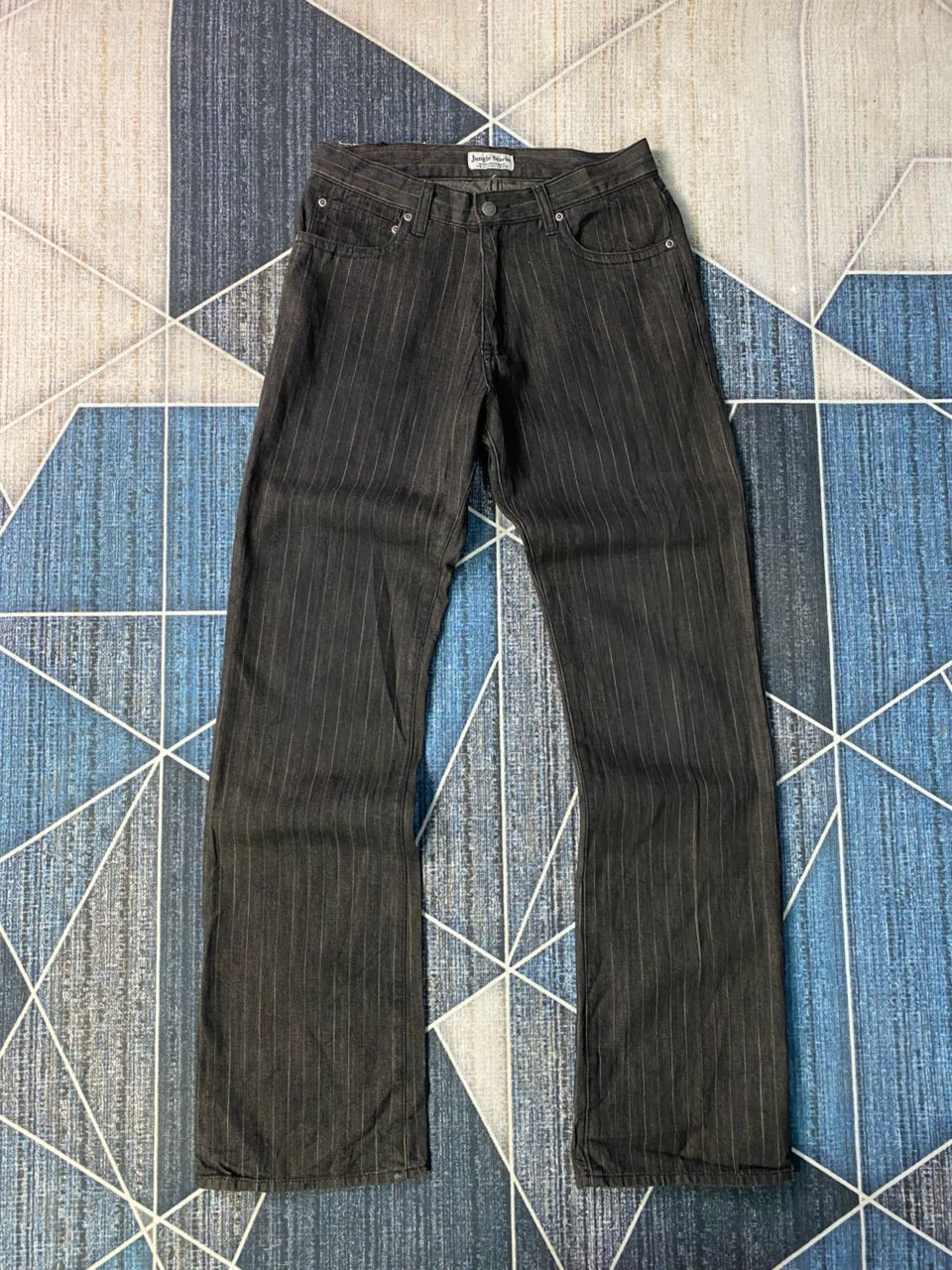 14th Addiction × If Six Was Nine × Le Grande Bleu (L.G.B.) Jungle Storm Stripe Pants Size US 30 / EU 46 - 1 Thumbnail