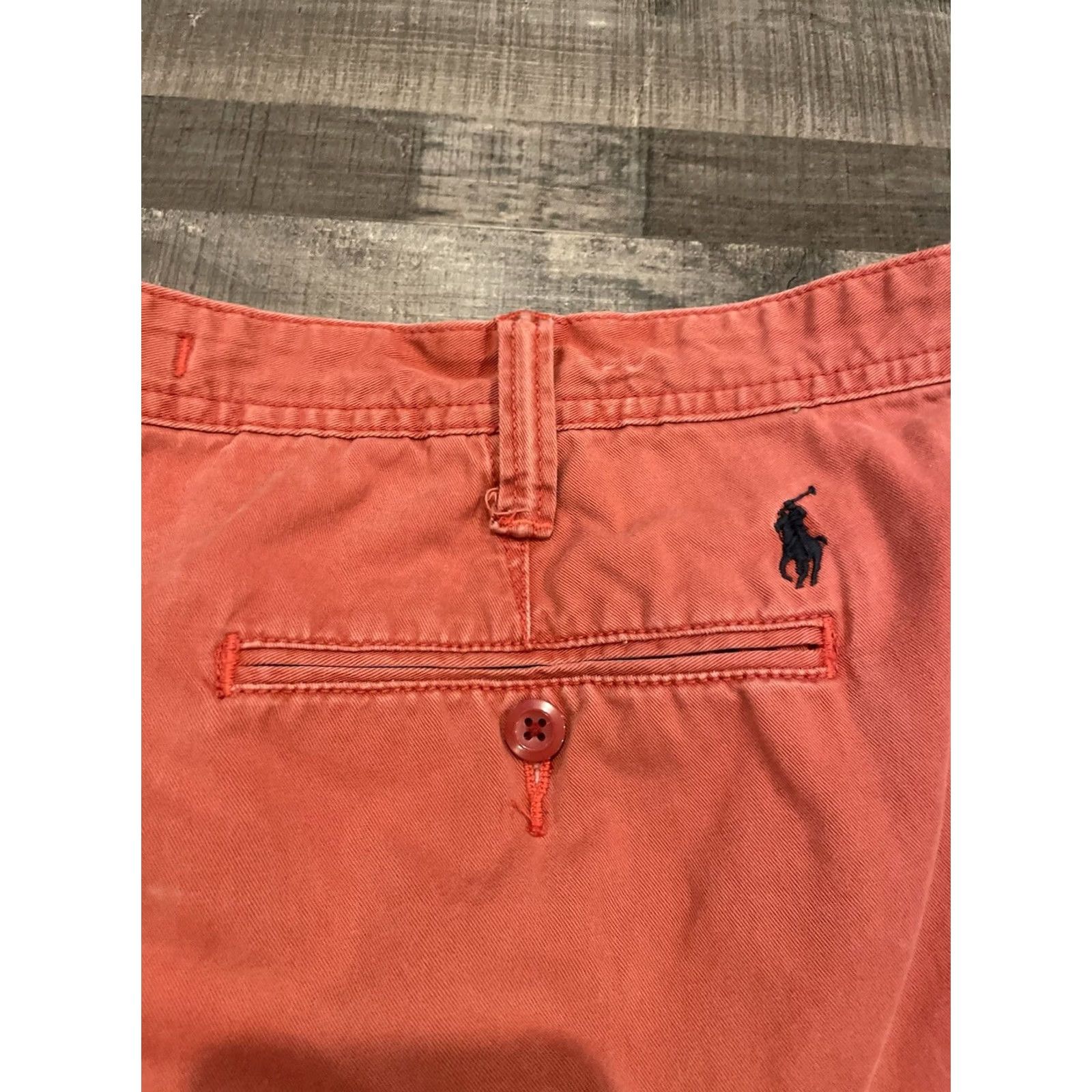 Polo Ralph Lauren Polo Ralph Lauren Shorts Mens 40 Red Salmon Chino Outdoor Pony Relaxed Fit F183 Size US L / EU 52-54 / 3 - 2 Thumbnail