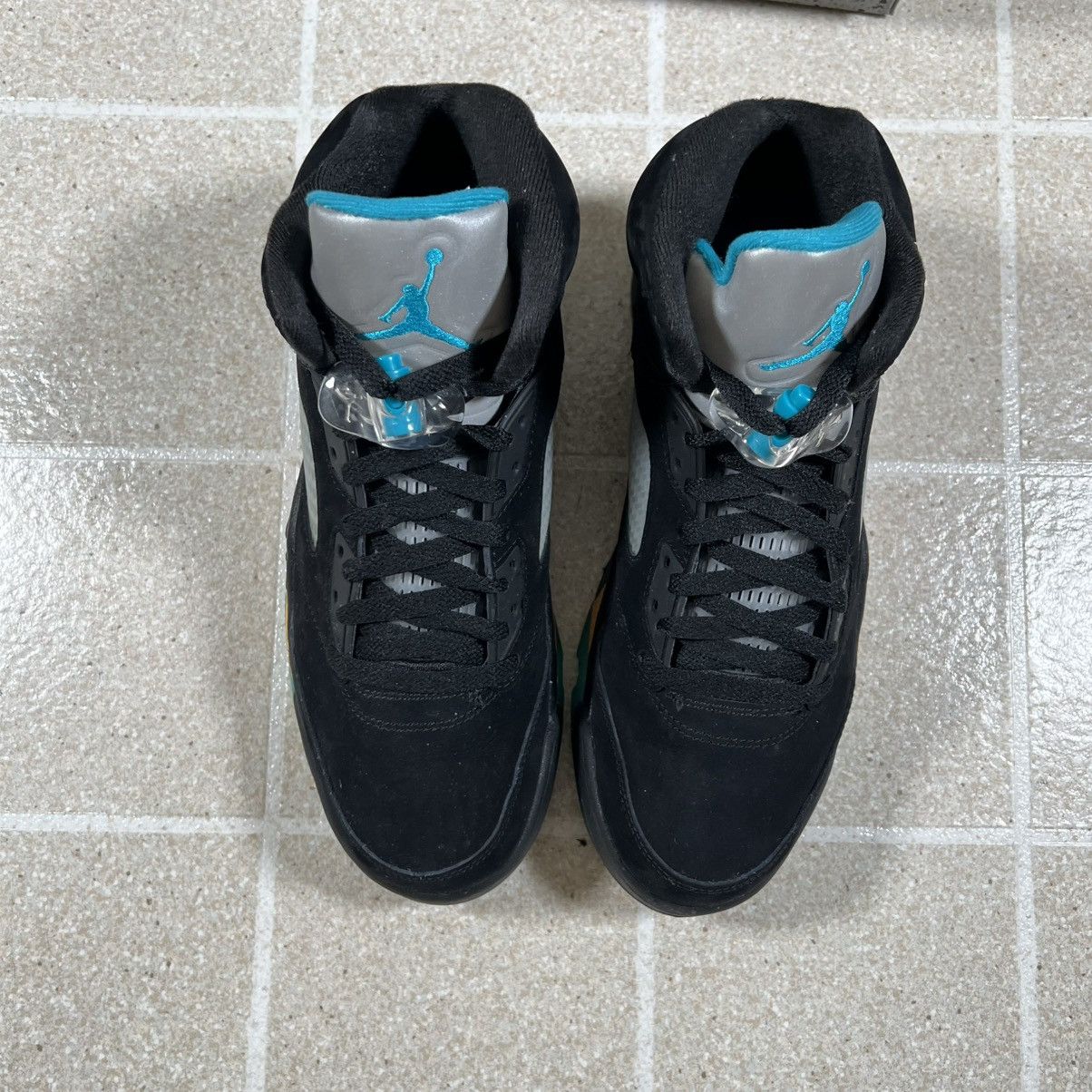 Jordan Brand Size 10- Nike Air Jordan 5 Retro Aqua Black (2023) Size US 10 / EU 43 - 3 Thumbnail