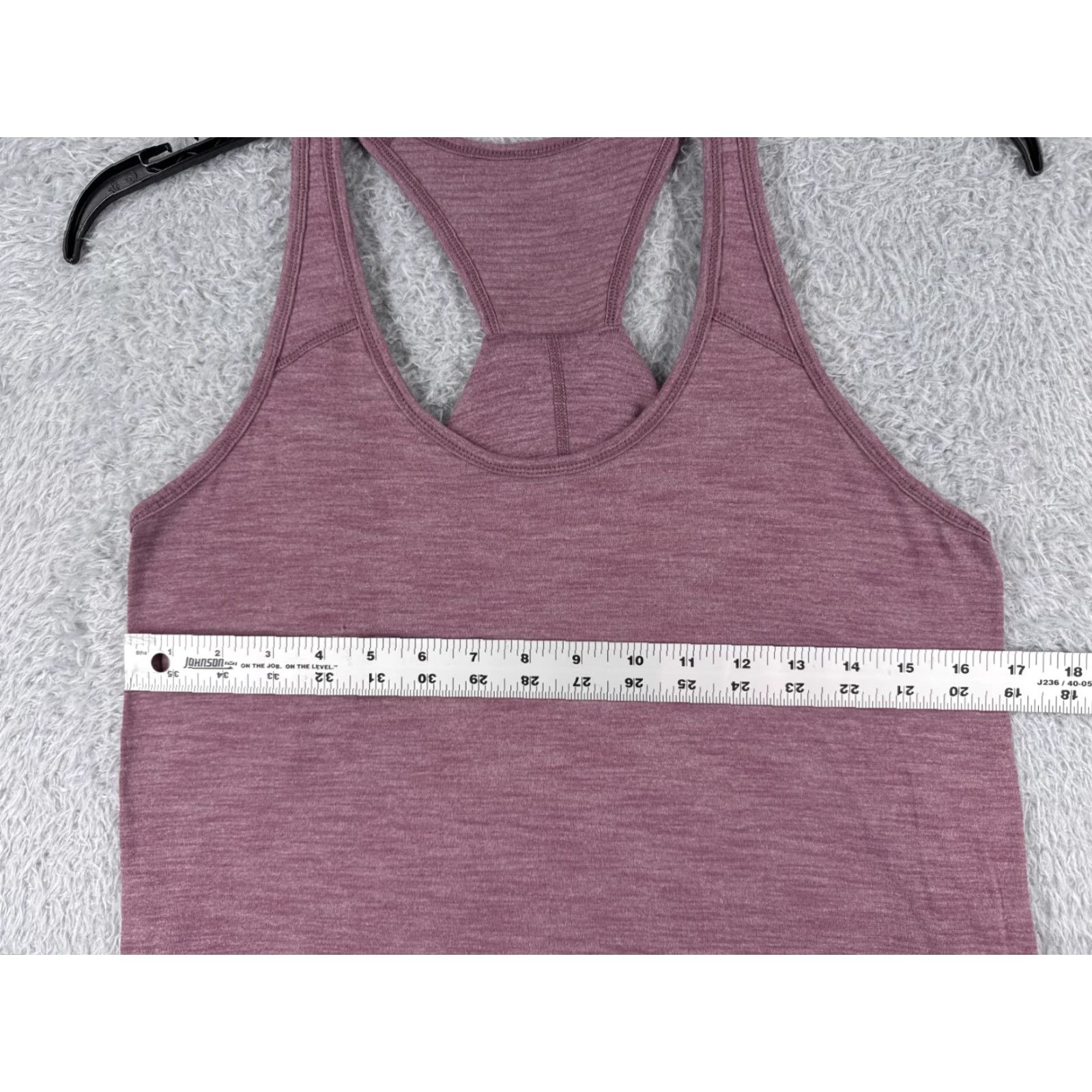 Lululemon Lululemon Shirt Women 8 Pink Mauve Essential Tank Luon Fabric Yoga W1NI7S Size M / US 6-8 / IT 42-44 - 6 Thumbnail