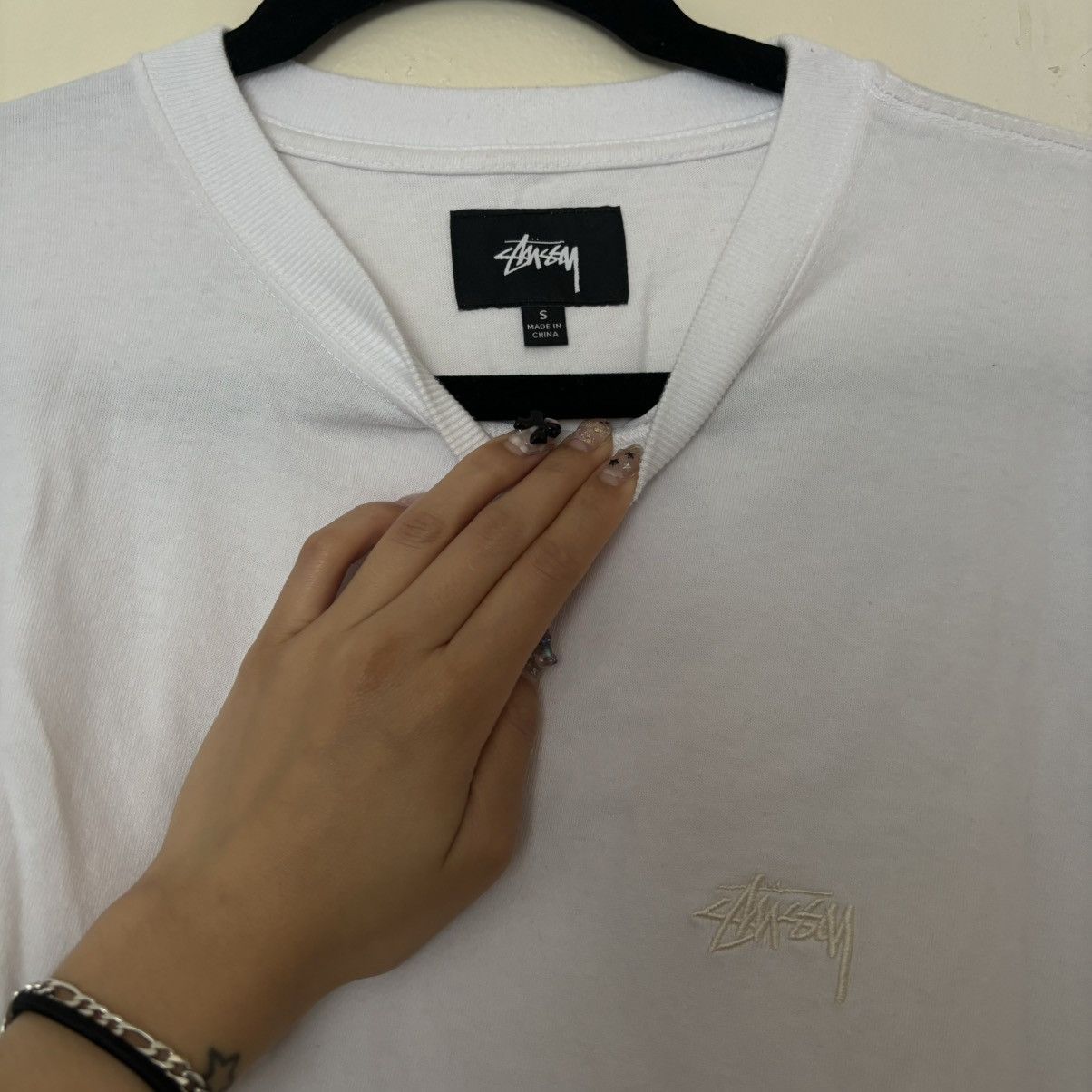 Stussy Stussy White T-Shirt Size Small Size US S / EU 44-46 / 1 - 2 Thumbnail