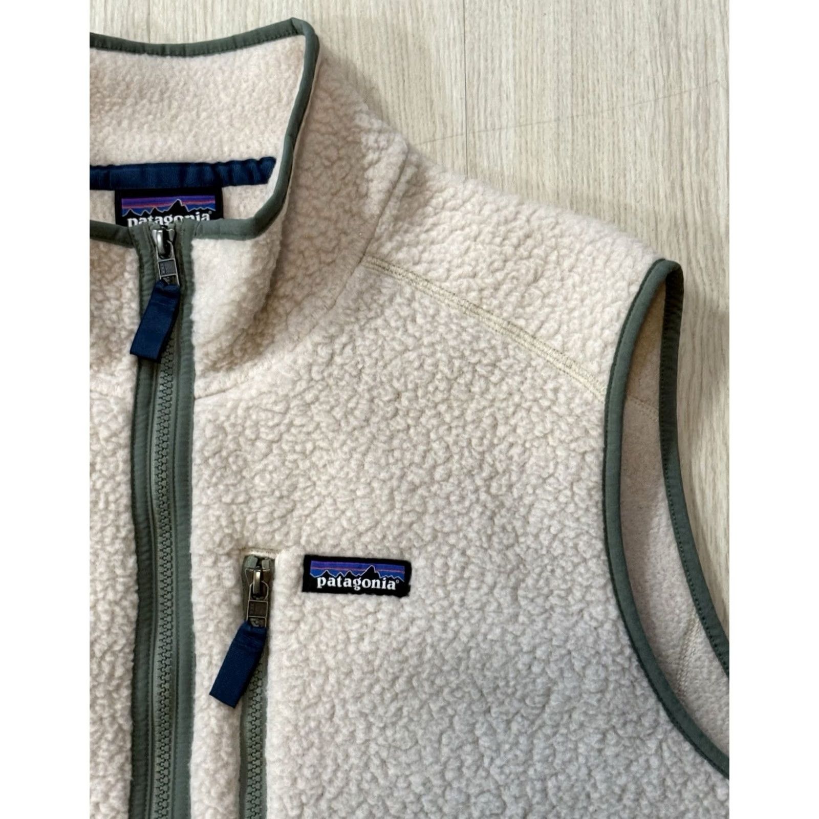Patagonia Patagonia Vest XXL Fleece Zip Pocket Retro-X Beig e Men’s Regular 2XL Vintage? Size US XXL / EU 58 / 5 - 4 Thumbnail