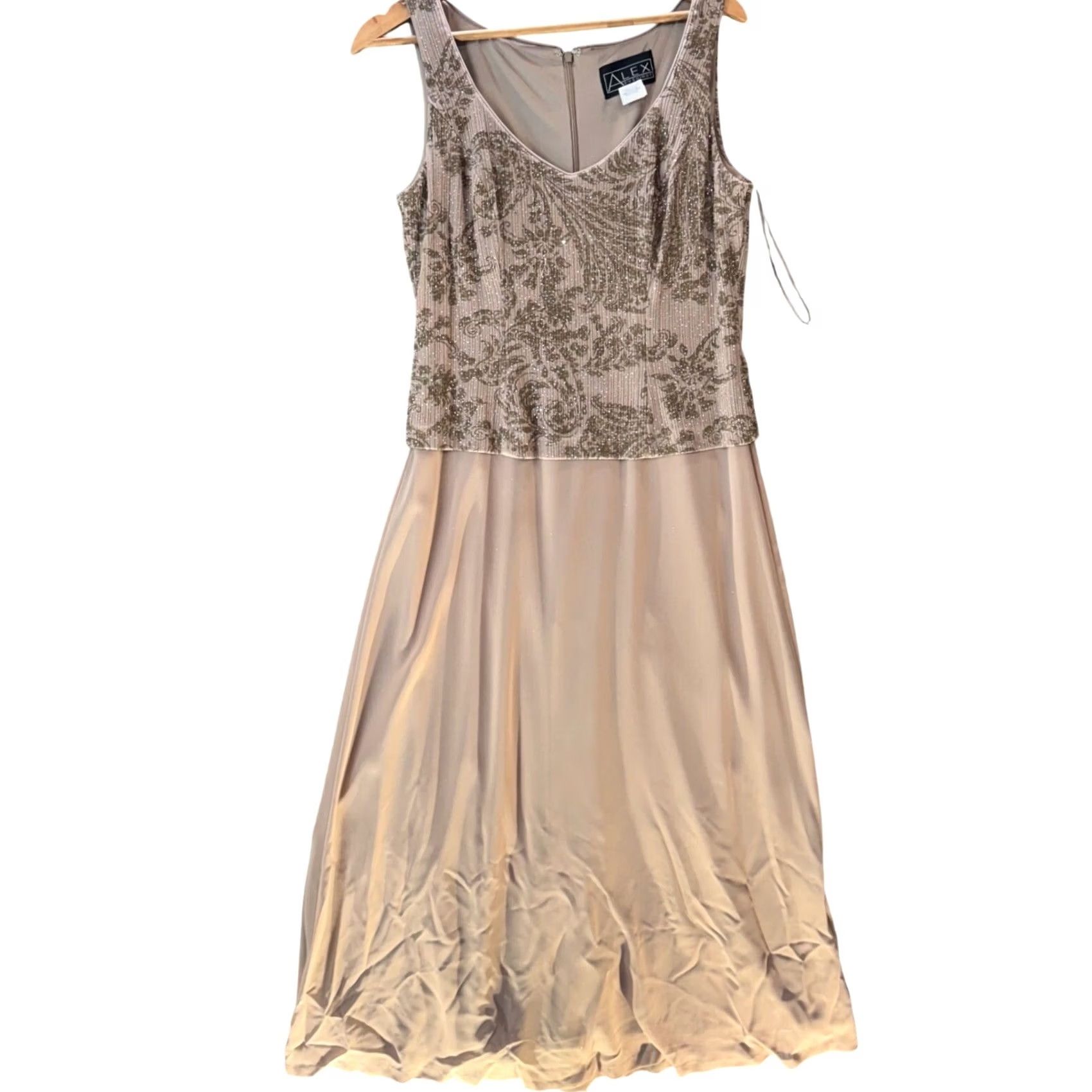 chiffon aline dress Long Sleeve A-Line 14 / Champagne Color:French Lilac Perfect for prom robe d'été Blue Meli Women's Waisted