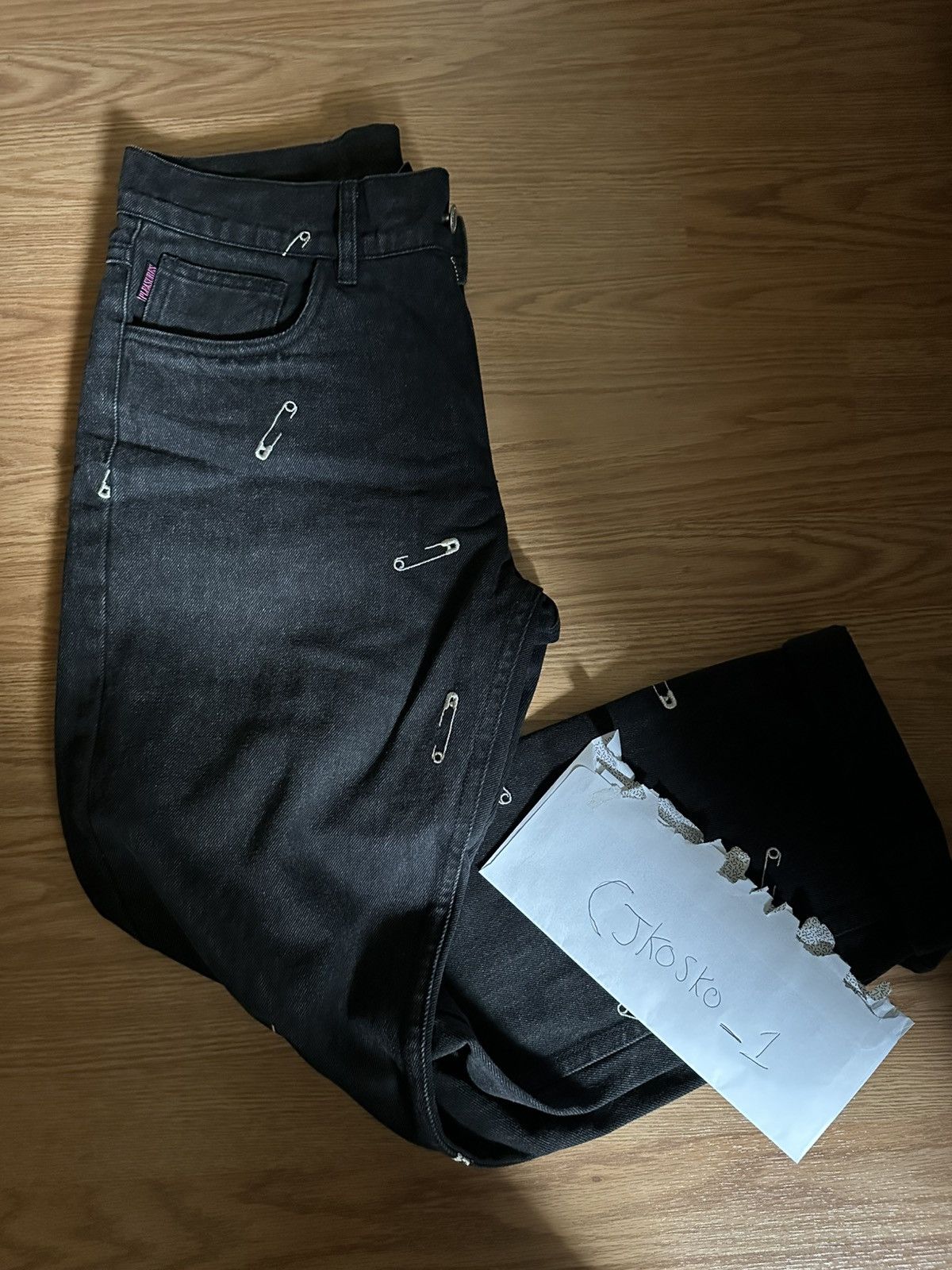 Pleasures Safety Pin Jeans