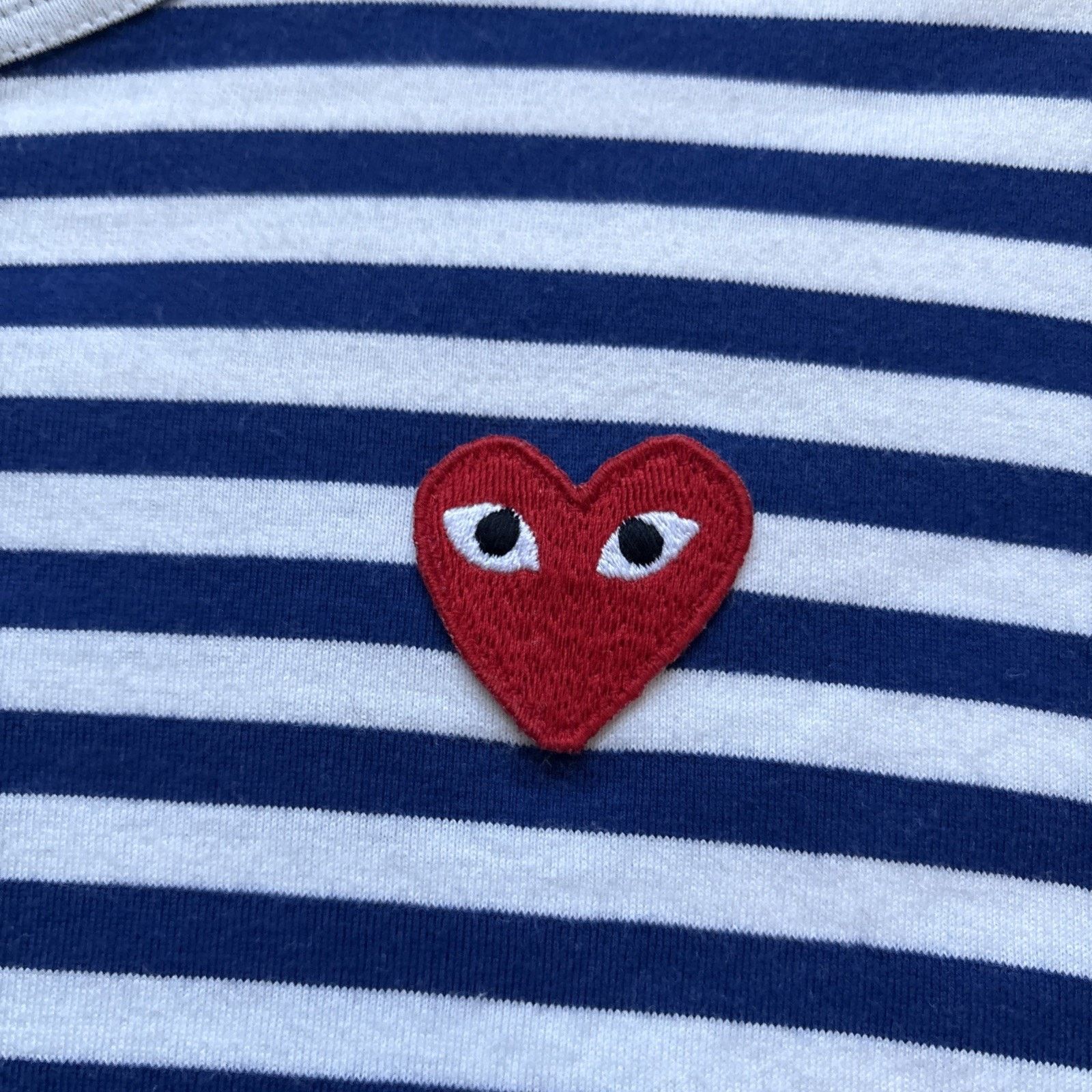 Comme des Garcons PLAY COMME DES GARCONS Long Sleeve Striped Tee Men’s L Japan Size US L / EU 52-54 / 3 - 8 Thumbnail
