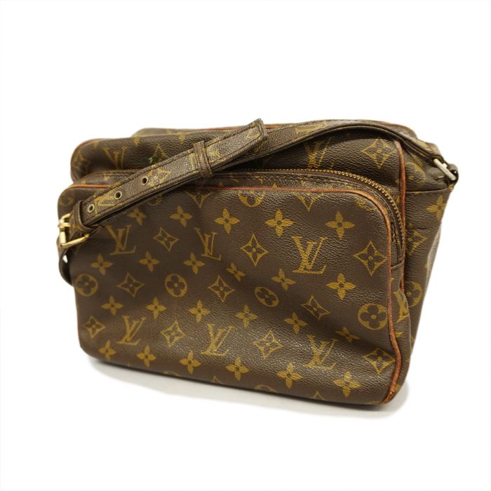 LOUIS VUITTON Nile Used Shoulder Bag Monogram Brown M45244 Vintage