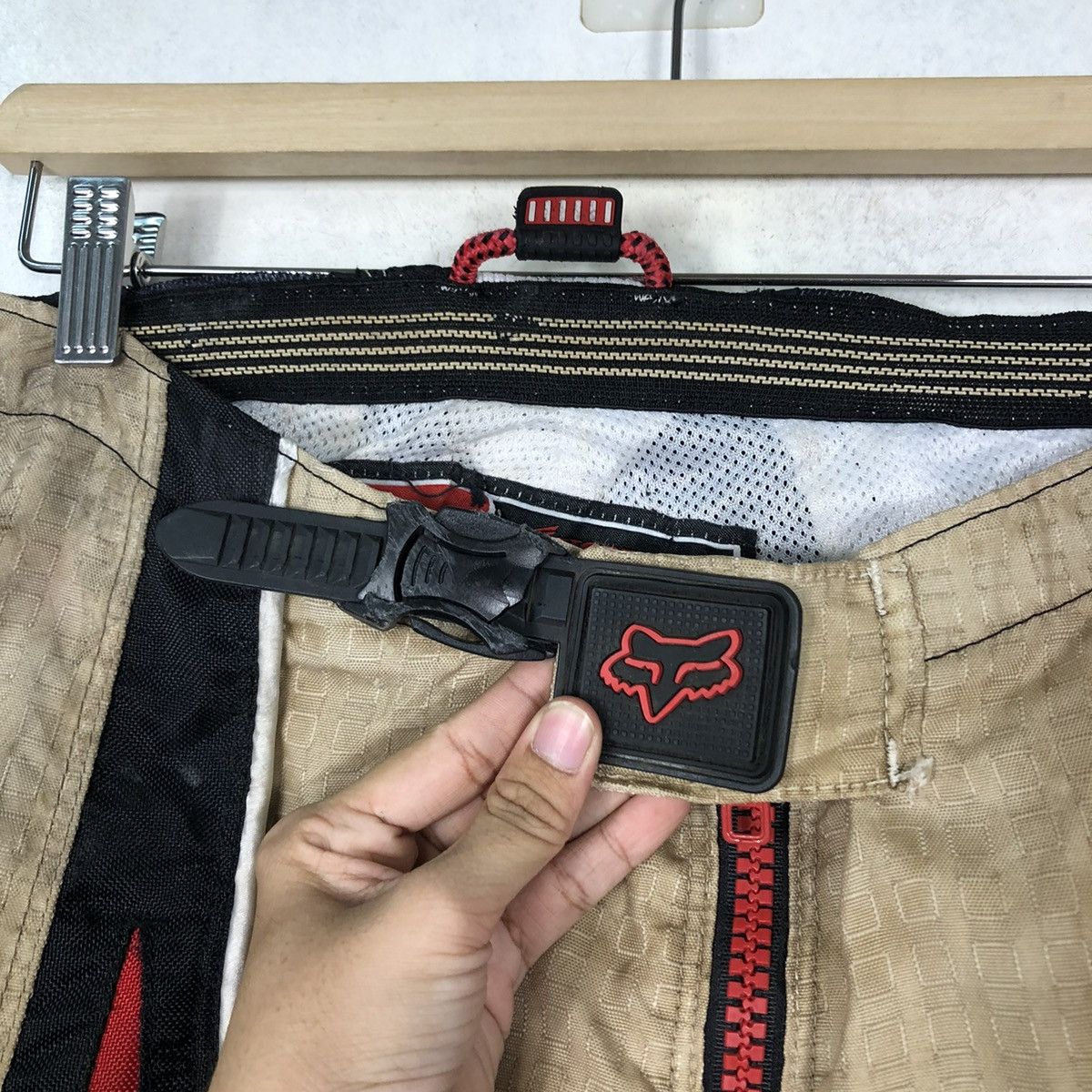Japanese Brand 🔥VINTAGE MOTORCROSS RACING PANTS FOX OVER PRINT Size US 28 / EU 44 - 17 Thumbnail