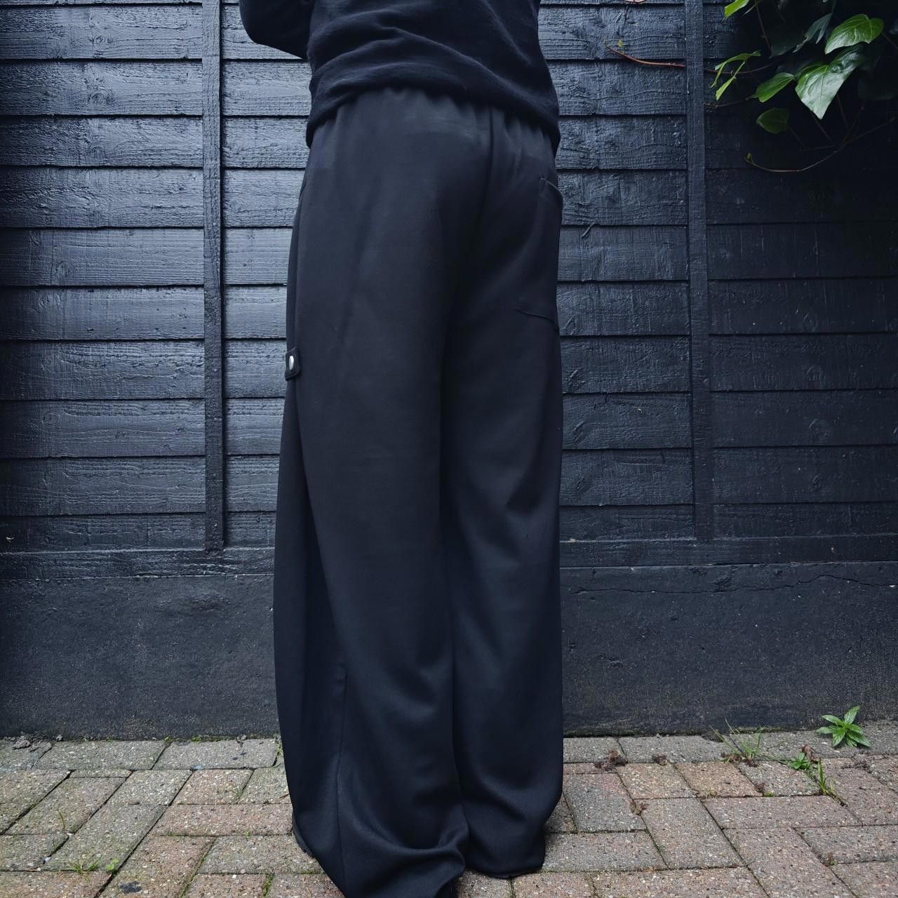 Other Black Technical Wide Leg Joggers Size US 32 / EU 48 - 5 Thumbnail