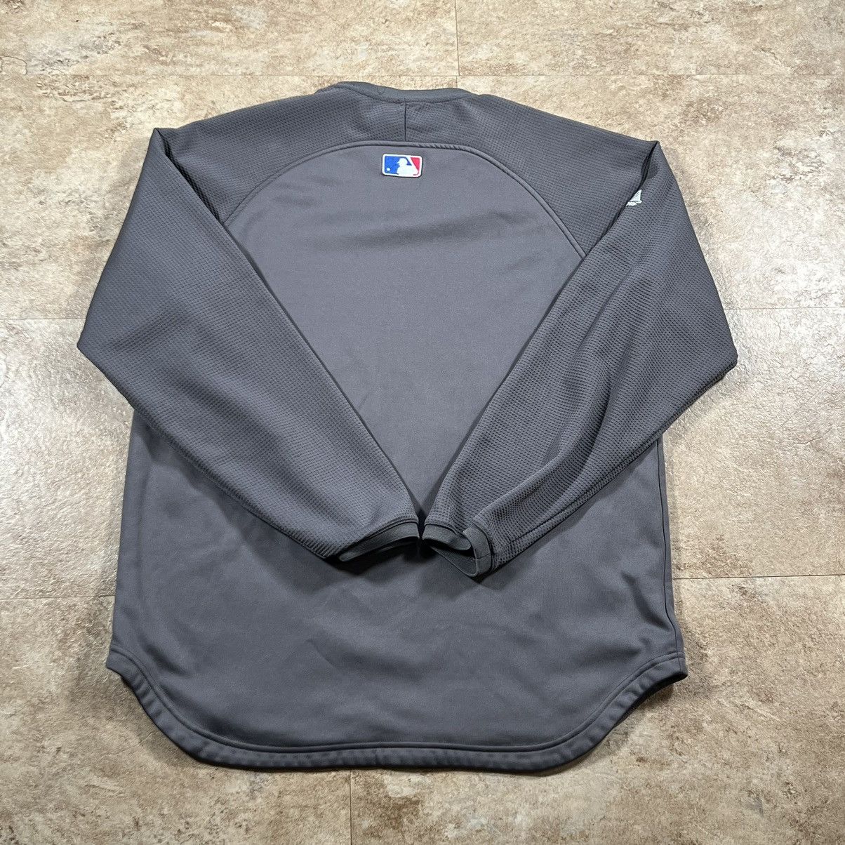 Majestic × Vintage Chicago Cubs Sweater Men Sweatshirt Crewneck Therma Base Size US XXL / EU 58 / 5 - 3 Thumbnail