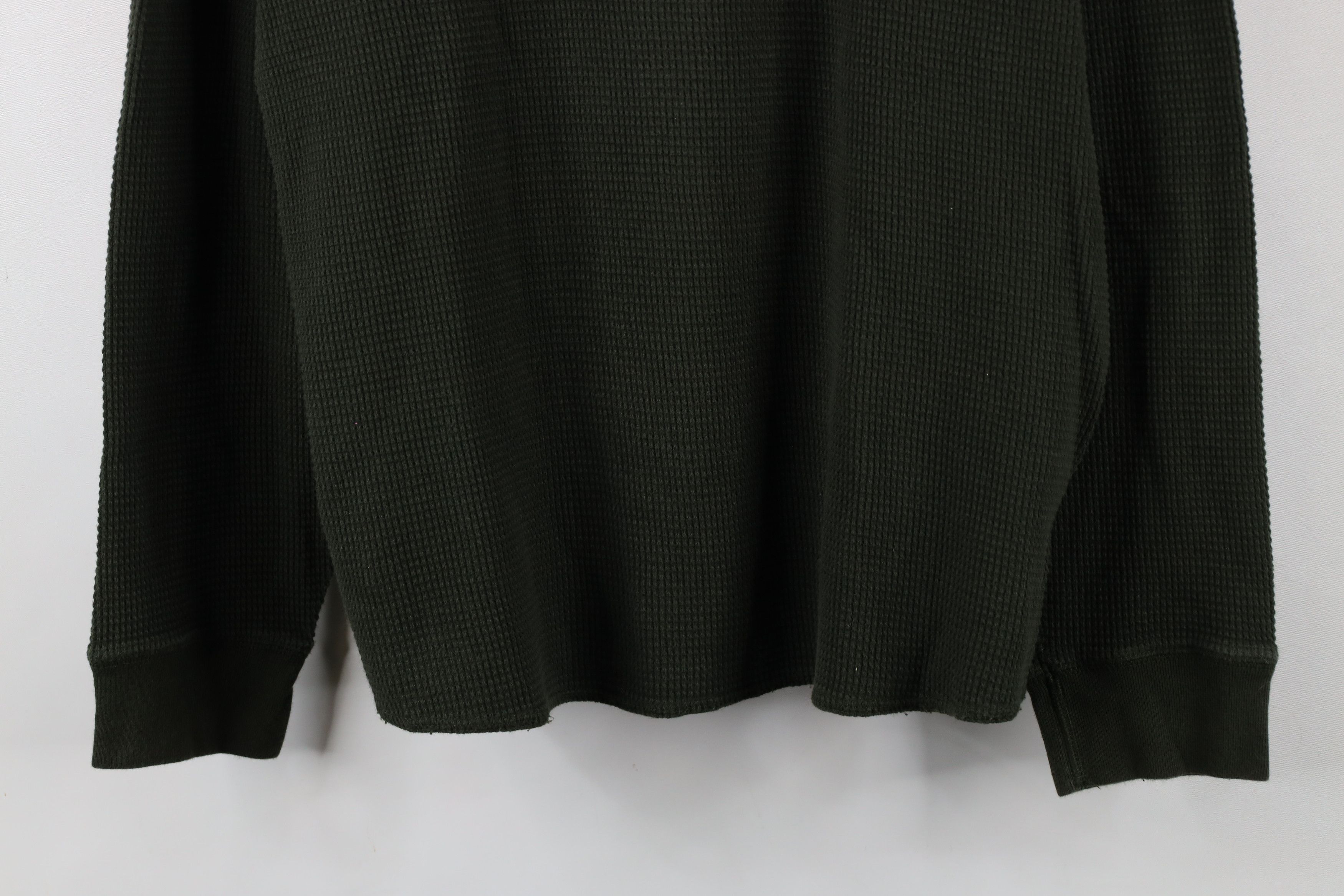 Eddie Bauer × Vintage Vintage 90s Eddie Bauer Waffle Knit Long Sleeve T-Shirt Size US L / EU 52-54 / 3 - 3 Thumbnail