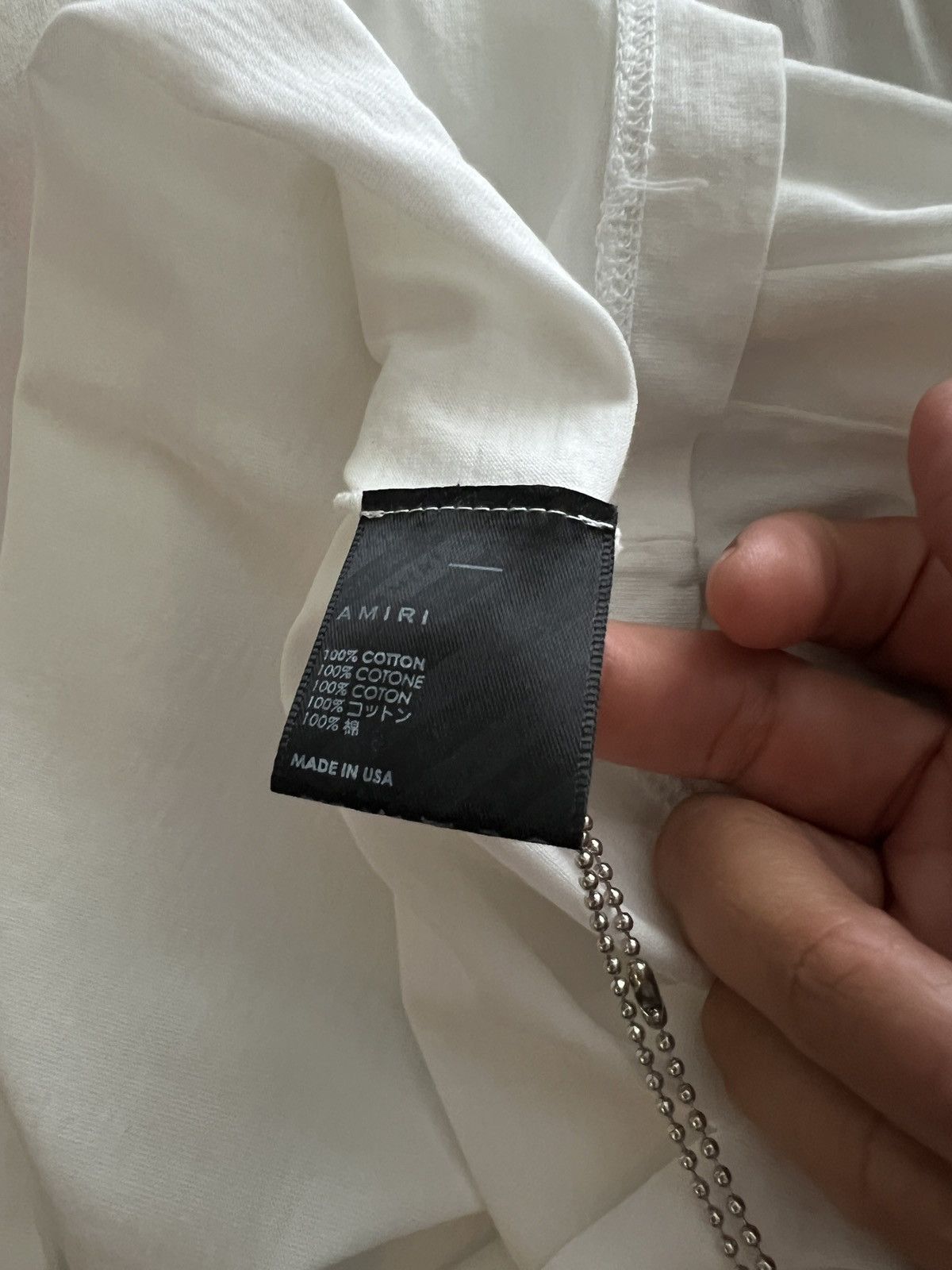 Amiri Amiri logo t shirt Size US S / EU 44-46 / 1 - 4 Thumbnail