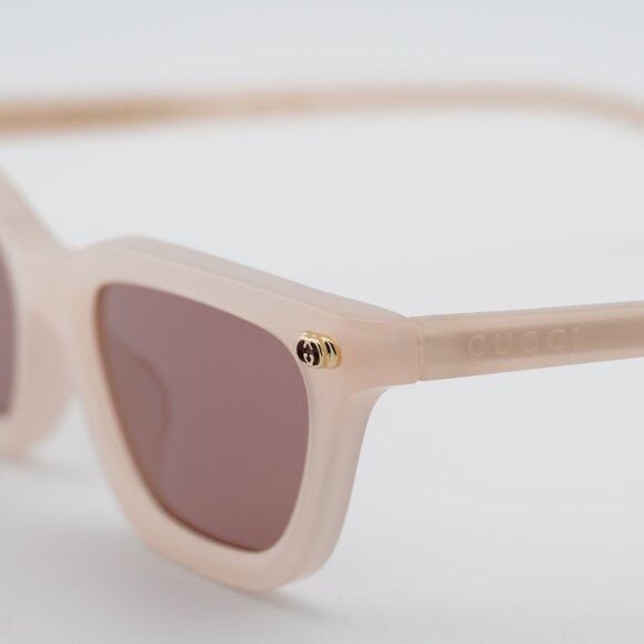 Gucci Gucci GG1944S 005 Sunglasses Pink Rectangle Frame, Red Lense Size ONE SIZE - 8 Thumbnail