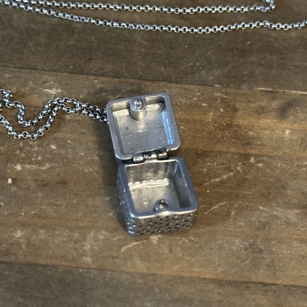 Madewell Madewell box pendant necklace Size ONE SIZE - 3 Thumbnail