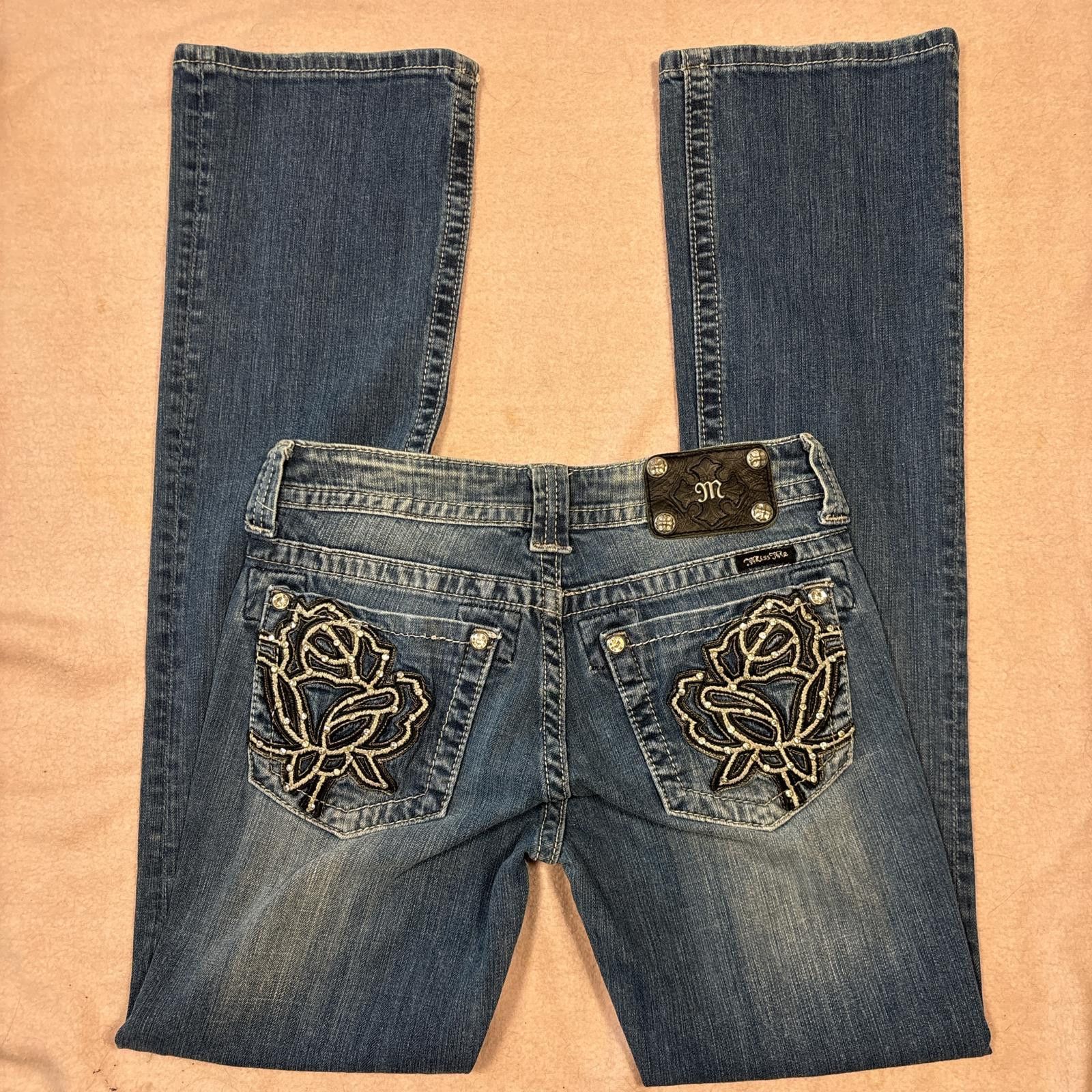Other vintage miss me distressed flare jeans Size 28" / US 6 / IT 42 - 3 Thumbnail