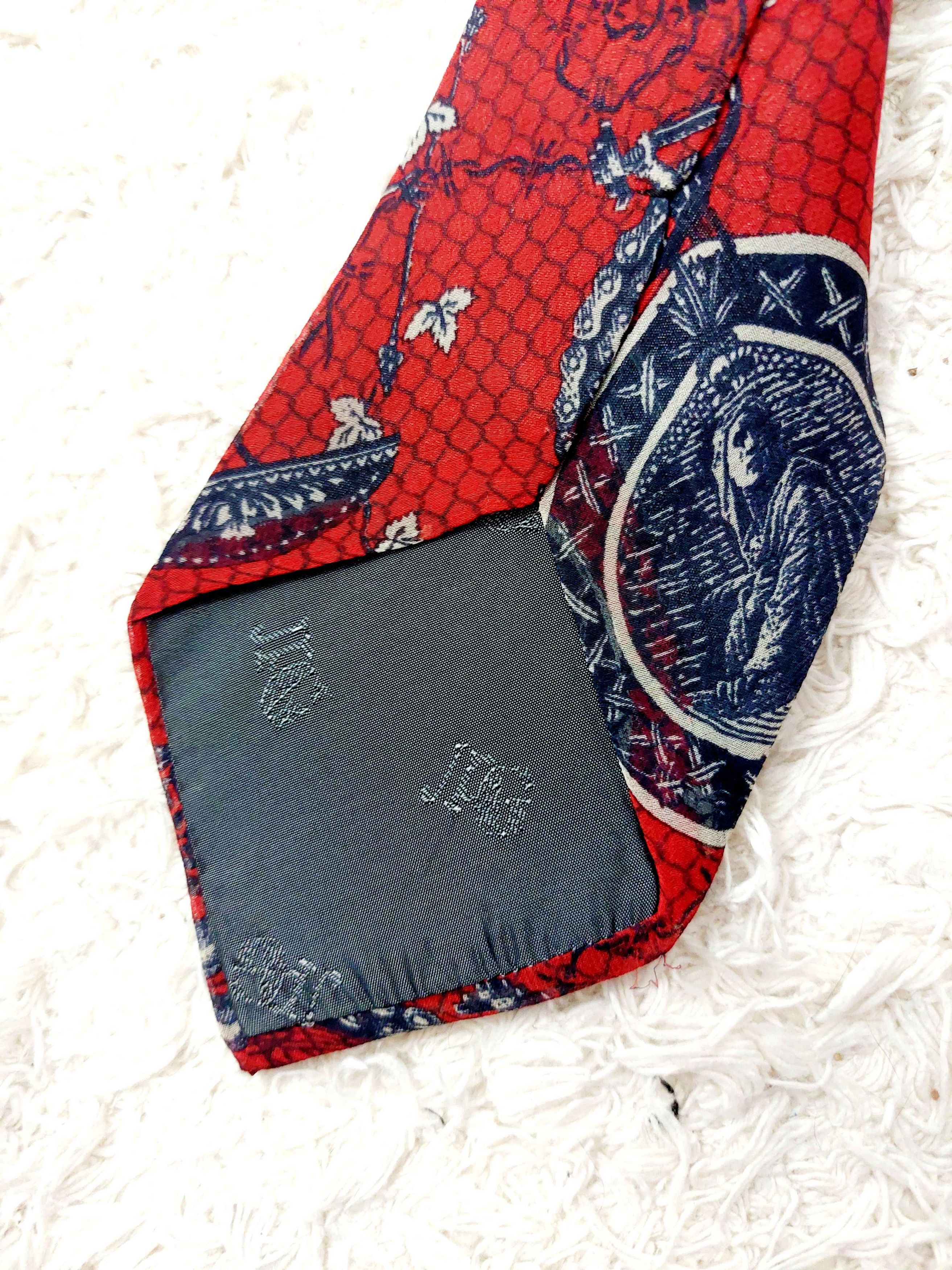 Jean Paul Gaultier Jean Paul Gaultier Mister World Skeleton Moto Tie Necktie Size ONE SIZE - 8 Thumbnail