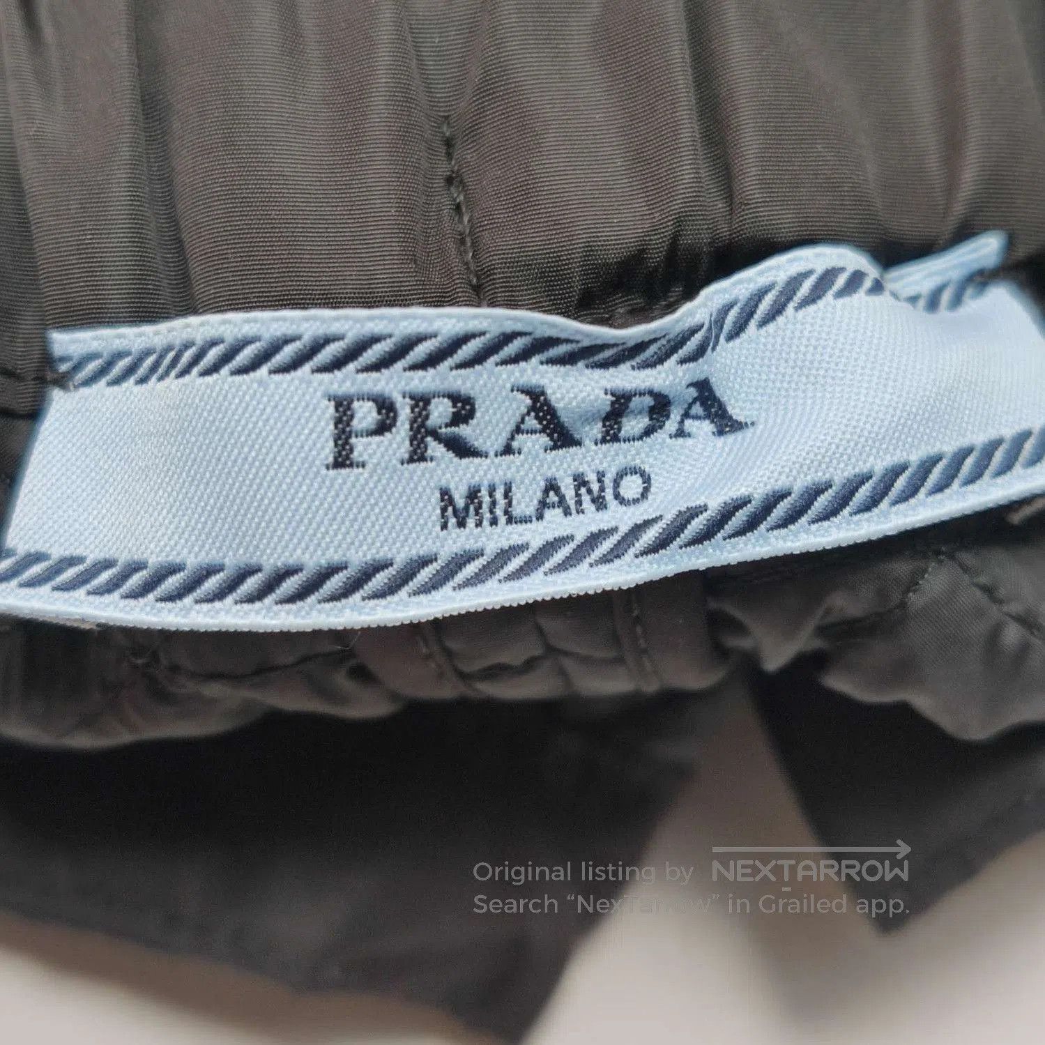 Prada Prada Quilted Logo Black Shorts Size 44 . Size 41" - 4 Thumbnail