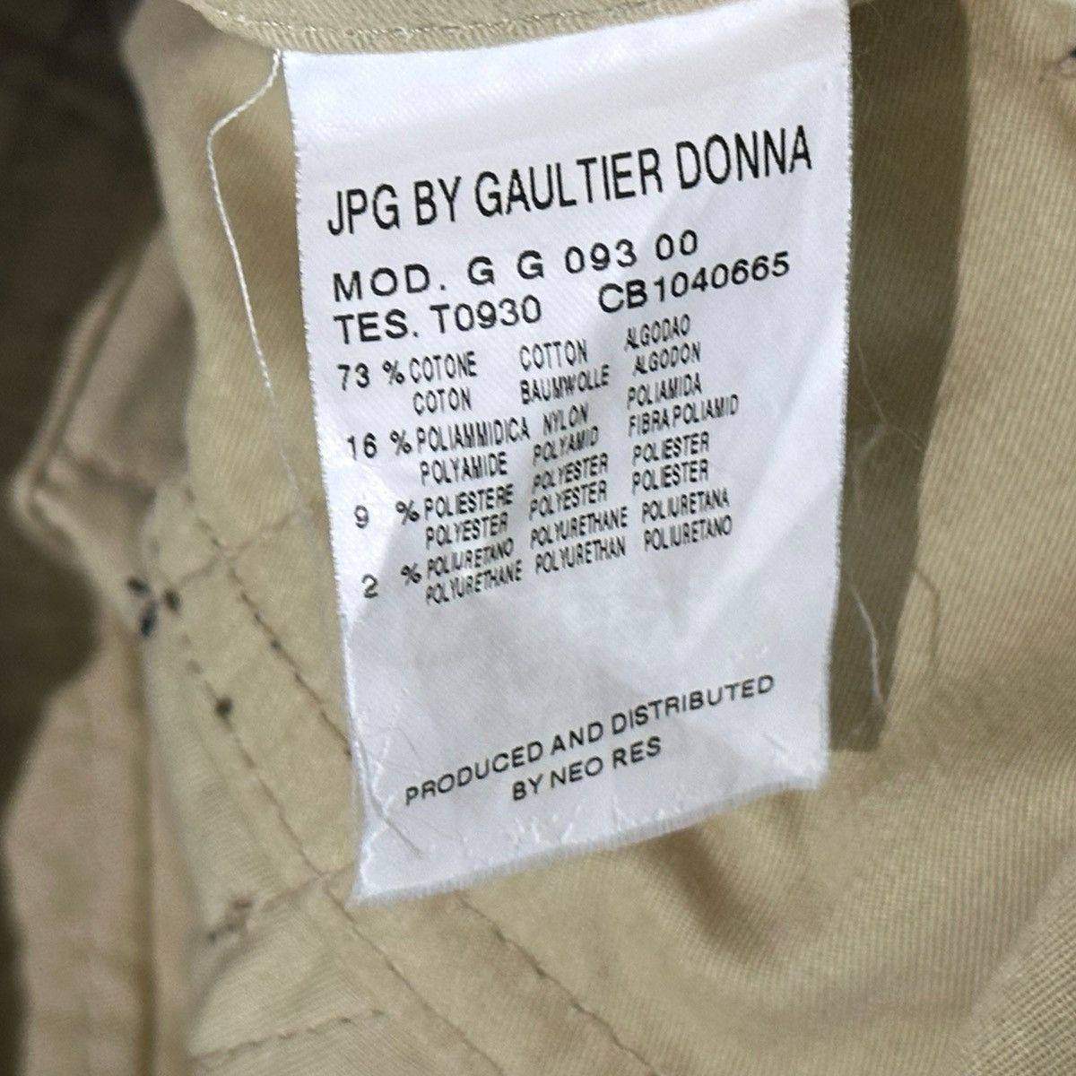 Jean Paul Gaultier FW 2003 Bondage Parachute cargo skirt Size 30" / US 8 / IT 44 - 5 Thumbnail