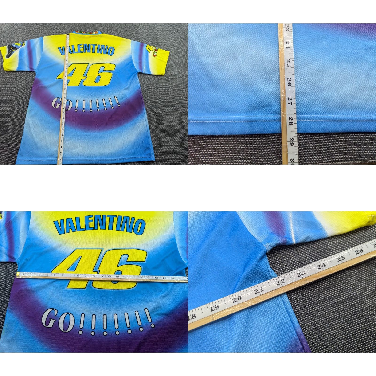 Valentino Valentino Rossi The Doctor 46 Mens Shirt XL Graphic Print Made in Italy Shirt Mens XL Graphic Print Multicolor Size US XL / EU 56 / 4 - 8 Thumbnail