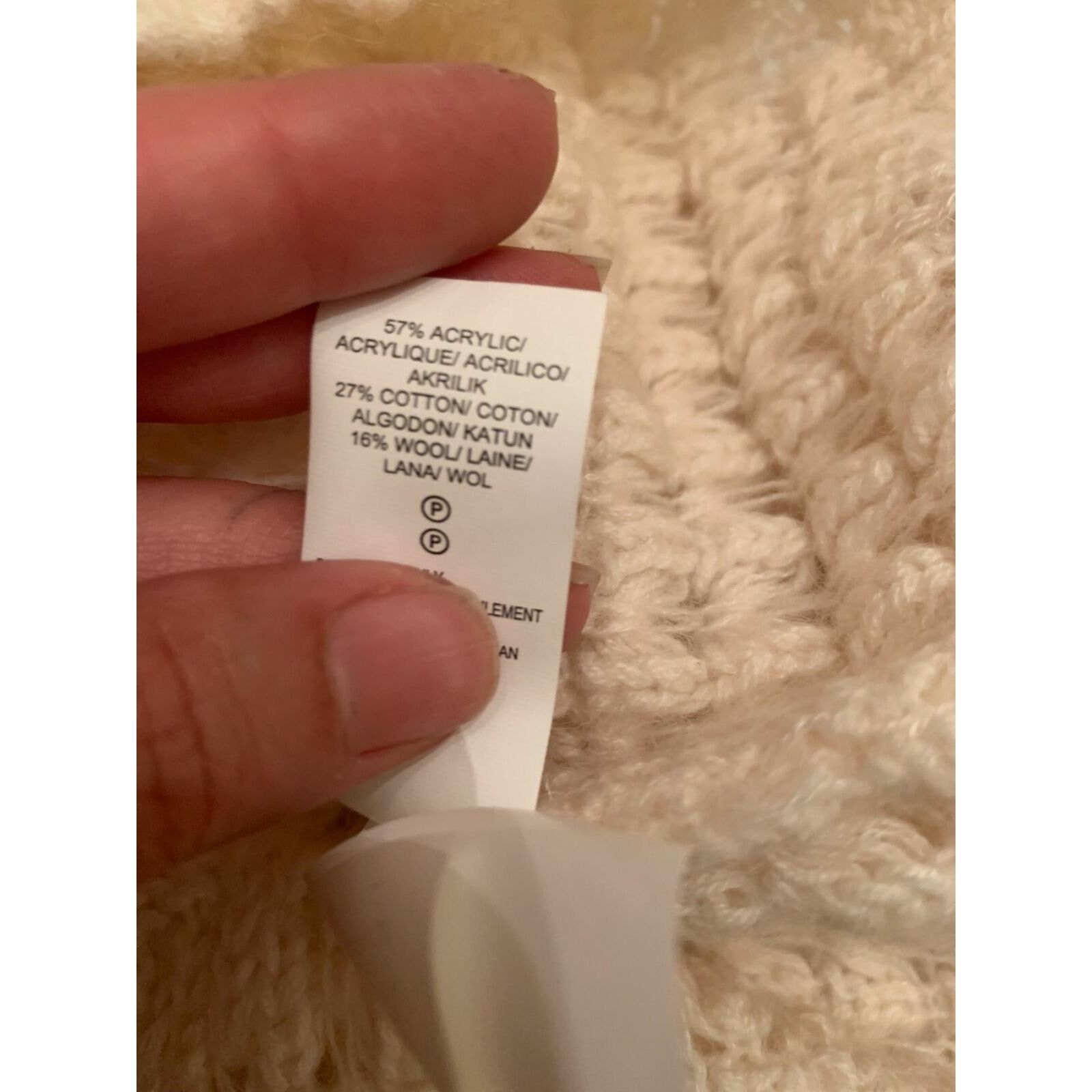 Lucky Brand Lucky Brand cream long sleeves sweater size medium Size M / US 6-8 / IT 42-44 - 3 Thumbnail