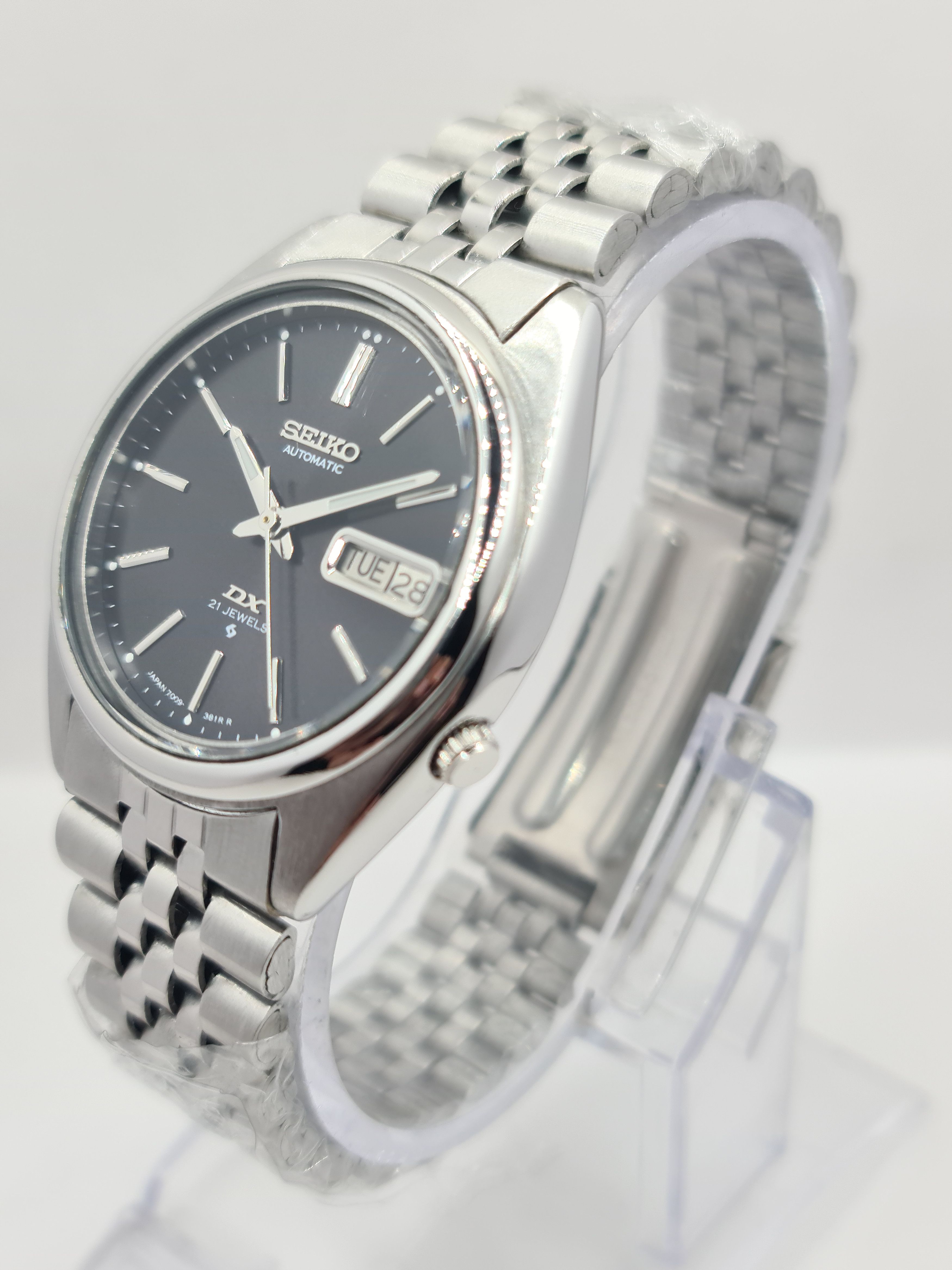 Seiko × Vintage Seiko Automatic Wrist Watch 17Jewels Day/Date Japan Size 36 - 2 Thumbnail