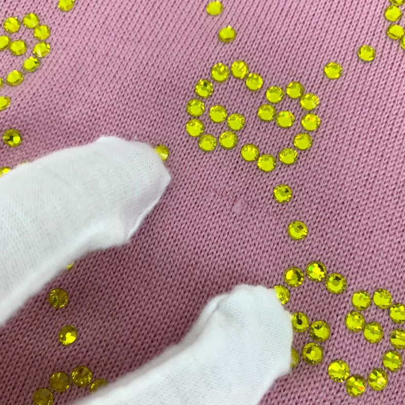 Gucci Gucci Pink logo old flower full print hot diamond wool rou Size XS / US 0-2 / IT 36-38 - 8 Thumbnail