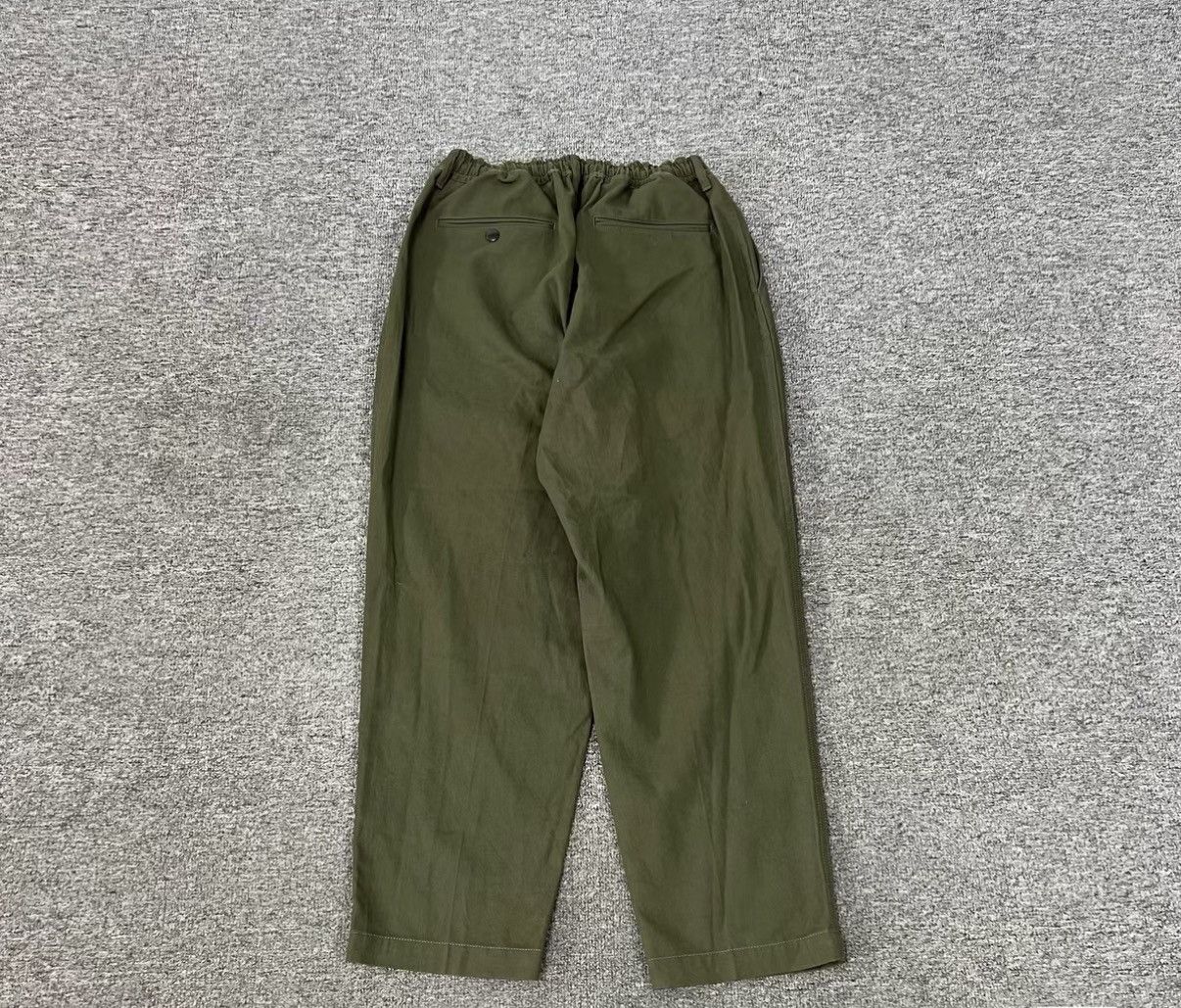 N.Hoolywood N.Hoolywood Military Style Relaxed Wide-Leg Pants J16 Size US 36 / EU 52 - 2 Thumbnail