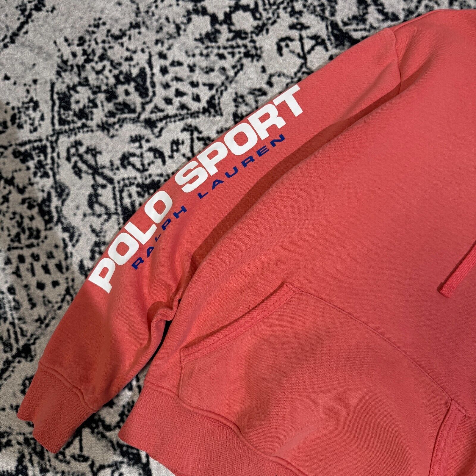 Polo Ralph Lauren Vintage Ralph Lauren Unisex Pink Cotton Hoodie Size XS Polo Size US XS / EU 42 / 0 - 6 Thumbnail