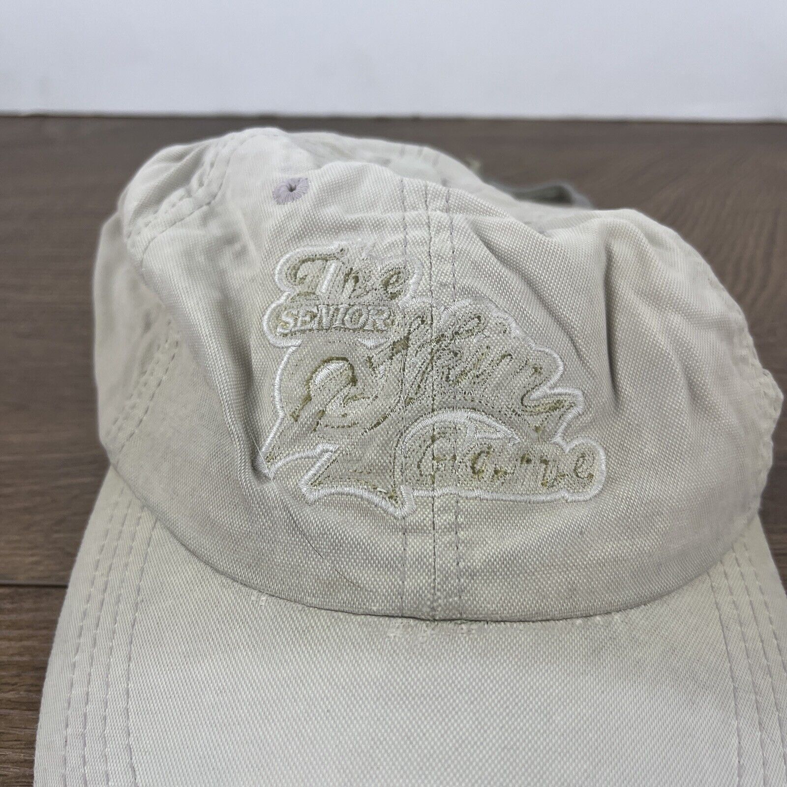 Other The Senior Game Hat Tan Brown Hat Adjustable Adult Size Hat Size ONE SIZE - 4 Thumbnail