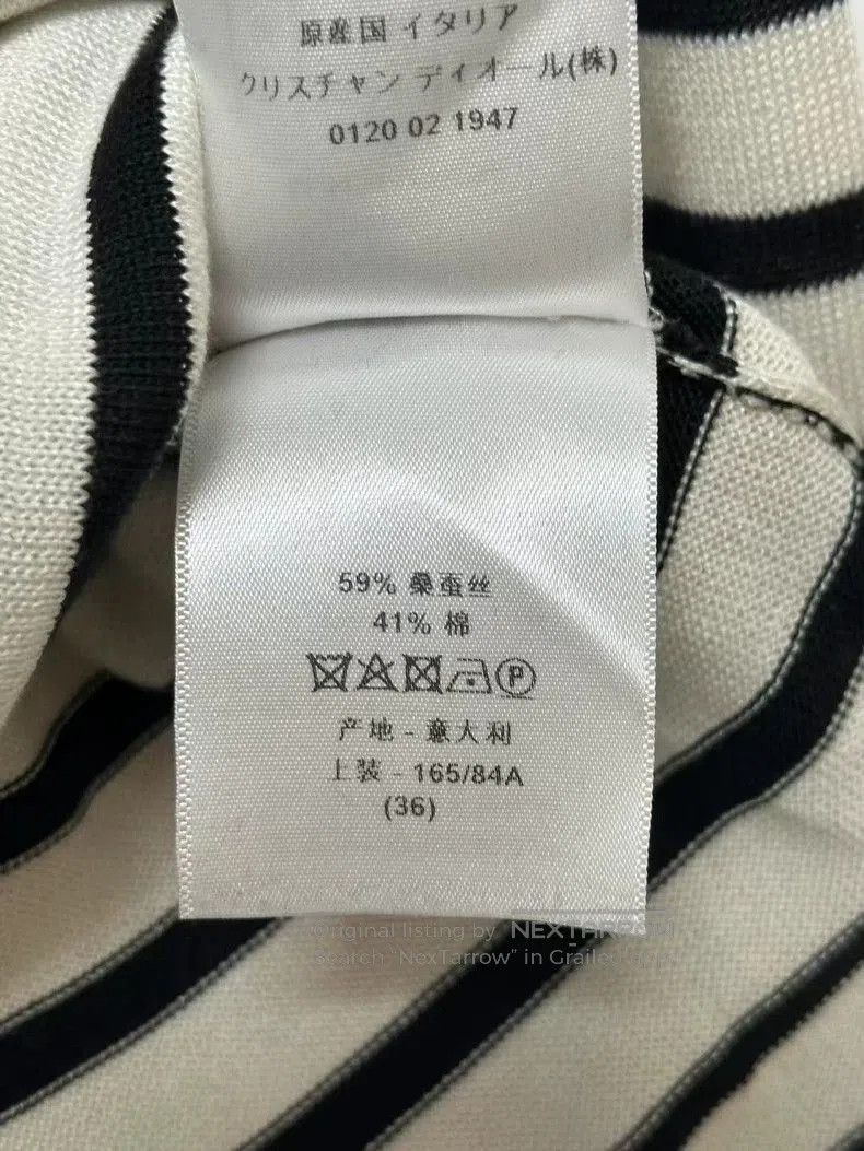 Dior Dior Striped Long Sleeve Top. Size US S / EU 44-46 / 1 - 6 Thumbnail