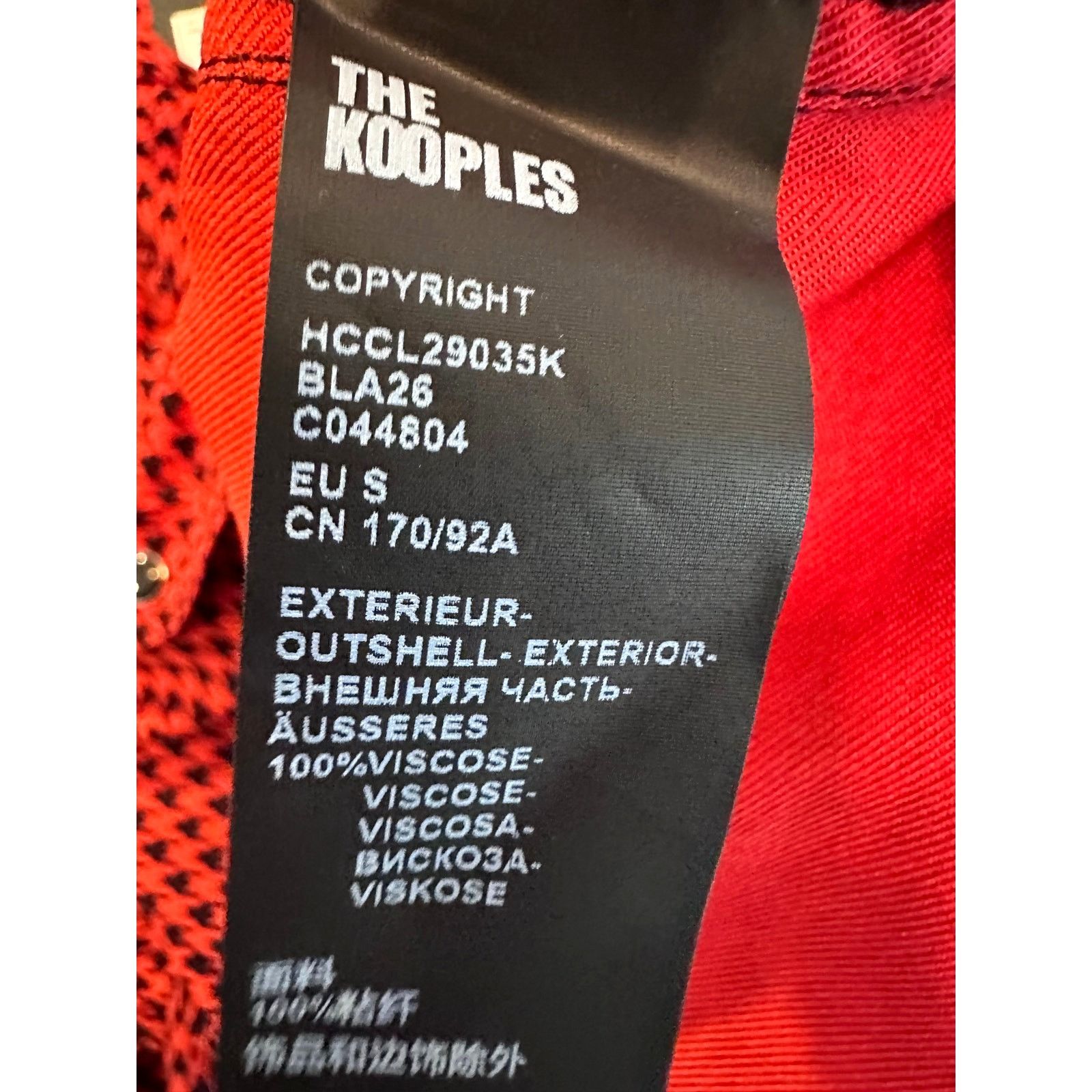 The Kooples The Kooples Mens Black and Red Houndstooth Shirt Snaps S Size US S / EU 44-46 / 1 - 16 Thumbnail