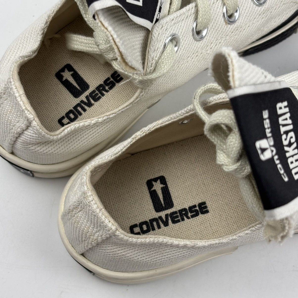 Converse × Rick Owens Drkshdw CONVERSE x Rick Owens DRKSHDW DRKSTAR Ox low-top sneakers Size US 6 / IT 36 - 8 Thumbnail