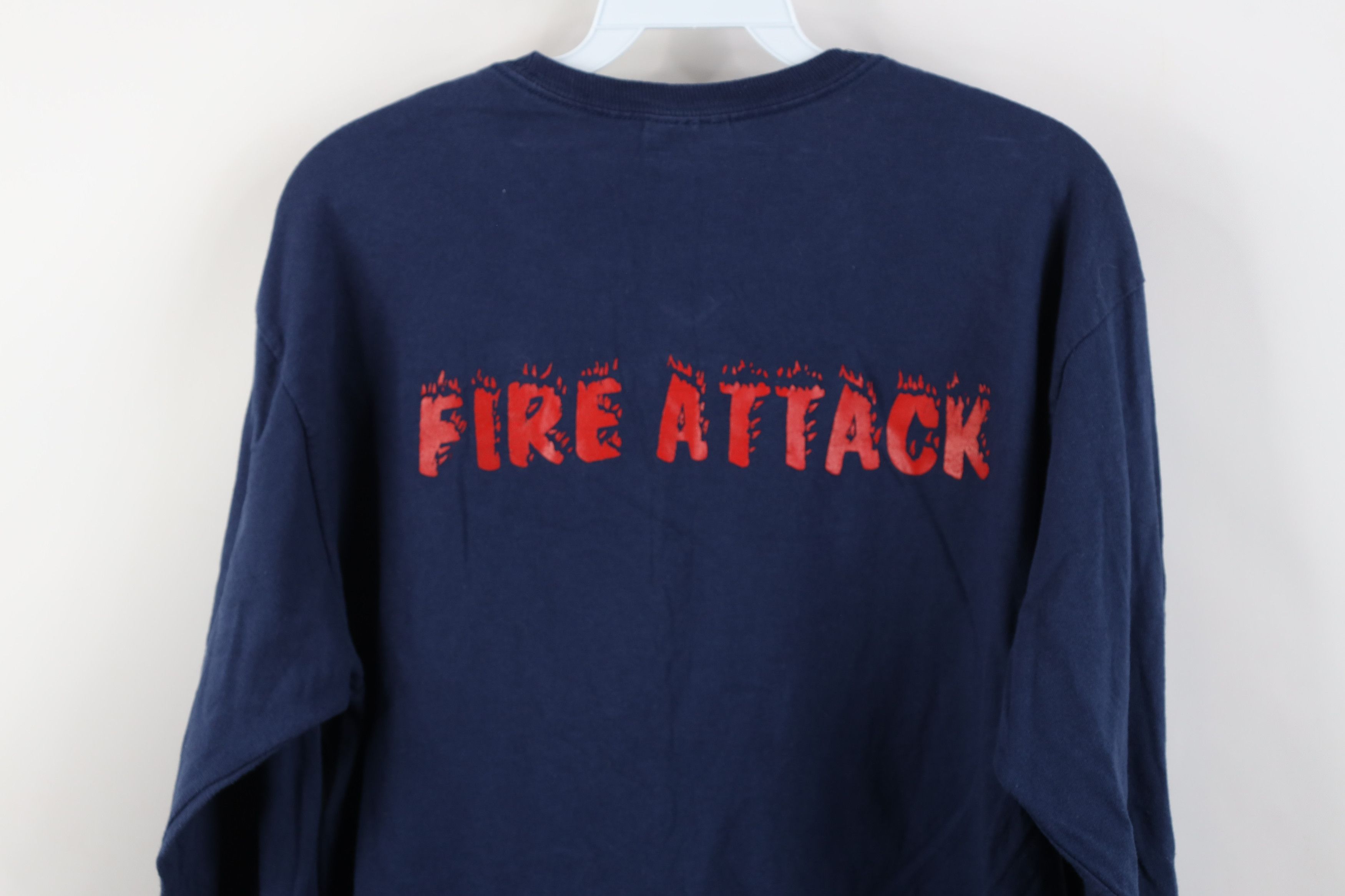 Vintage Vintage 90s Ohio Fire Academy Long Sleeve T-Shirt Size US M / EU 48-50 / 2 - 14 Thumbnail