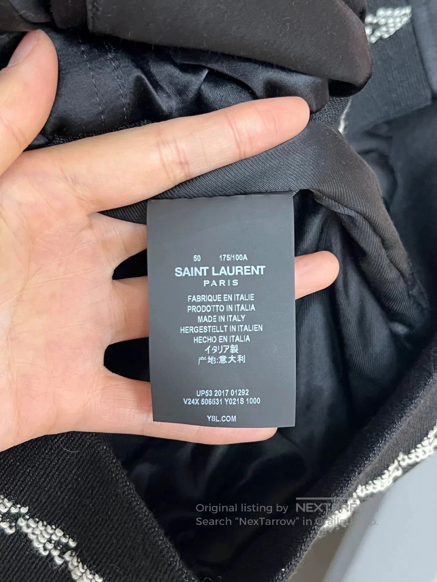 Saint Laurent Paris SLP Totem Baseball Jacket. Size US M / EU 48-50 / 2 - 4 Thumbnail