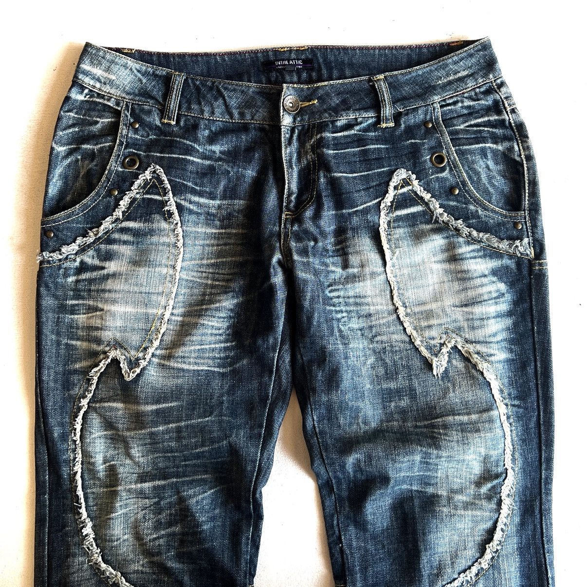 If Six Was Nine In The Attic Washed denim 2000s Size US 37 - 2 Thumbnail