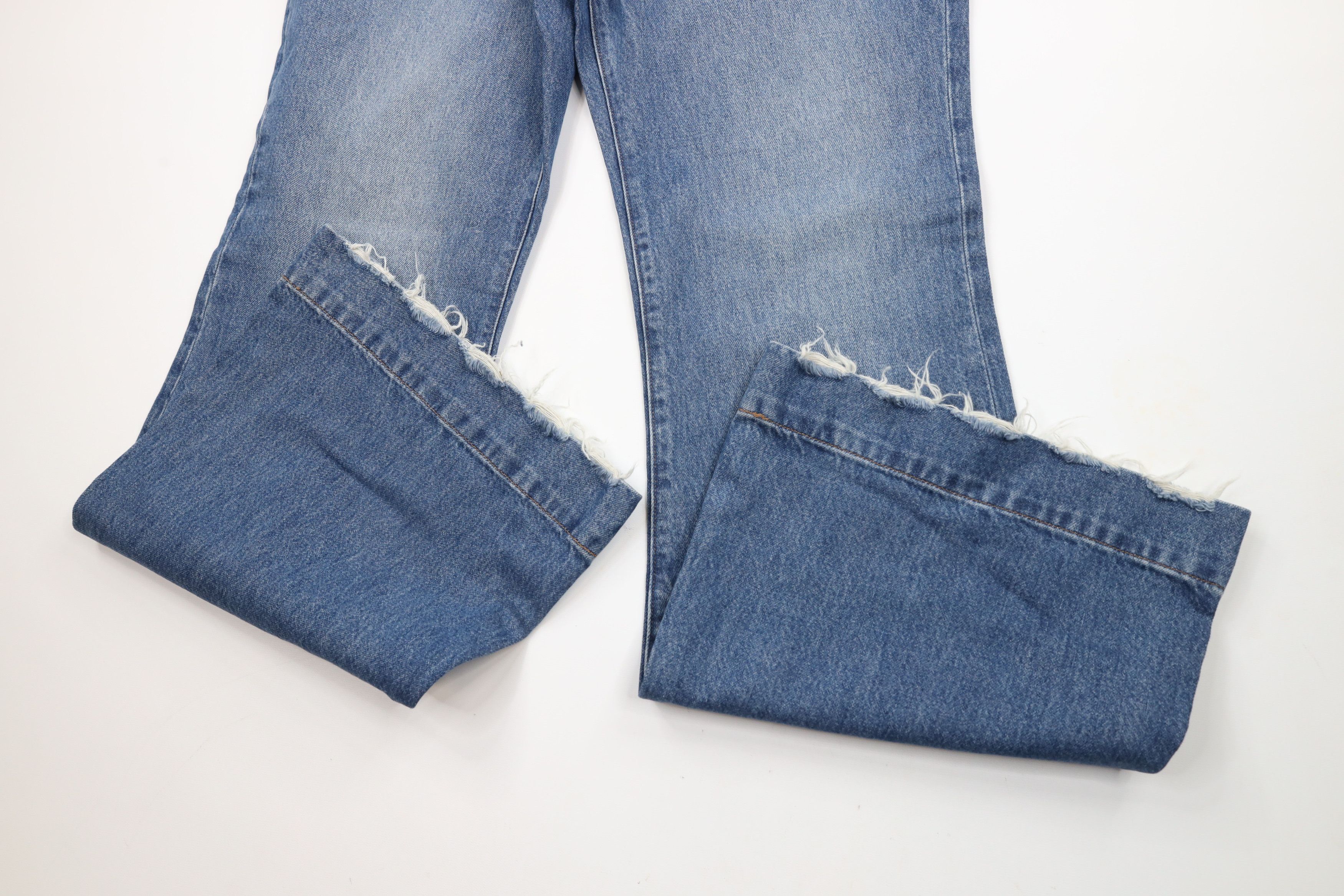 Express × Vintage New Express 70s Flare Wide Leg Bell Bottoms Denim Jeans Blue Size 32" / US 10 / IT 46 - 5 Thumbnail