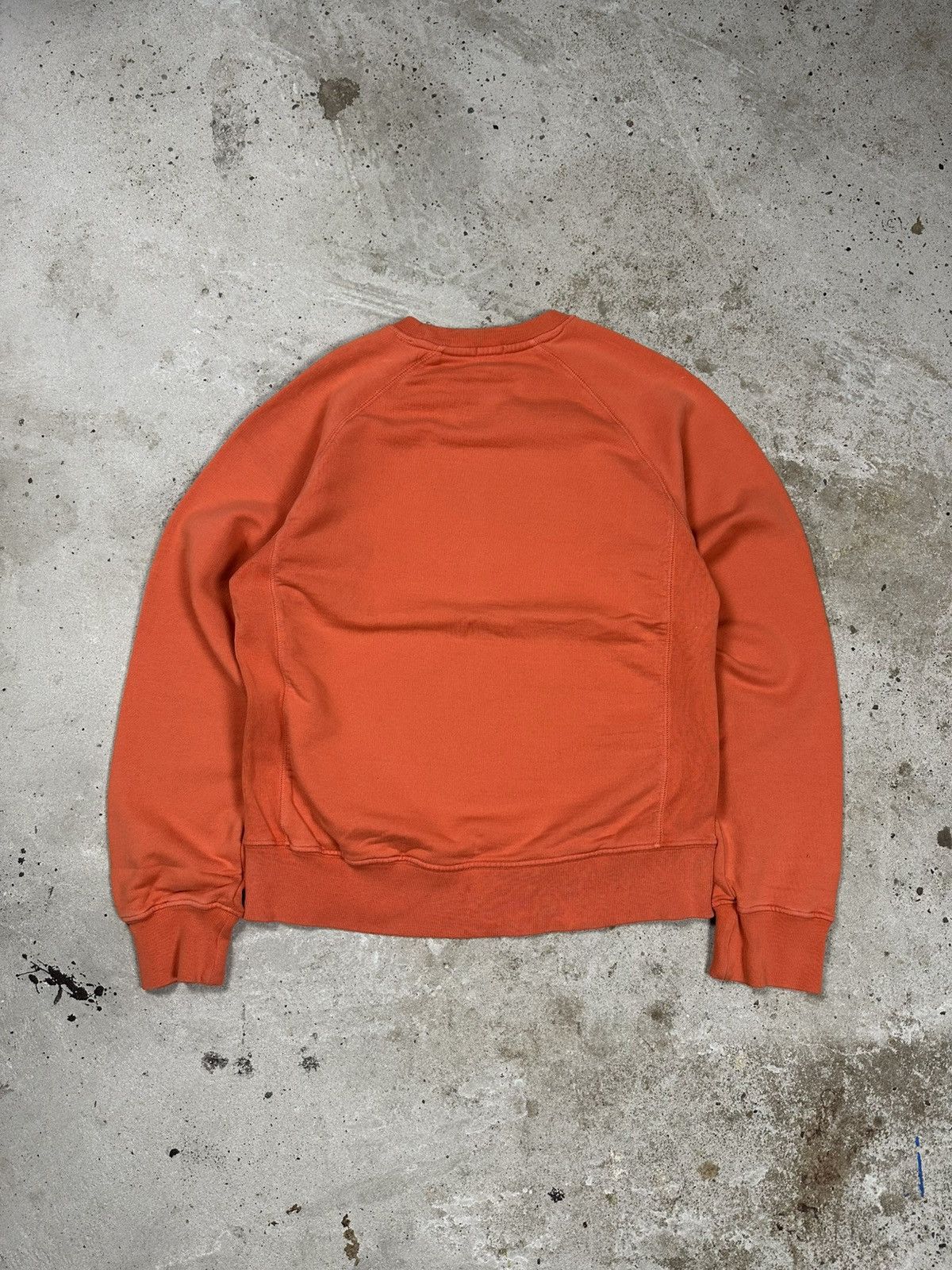 Japanese Brand × Vintage Vintage 90s PlayLife Orange Blank Crewneck Sweatshirt Size US S / EU 44-46 / 1 - 2 Thumbnail