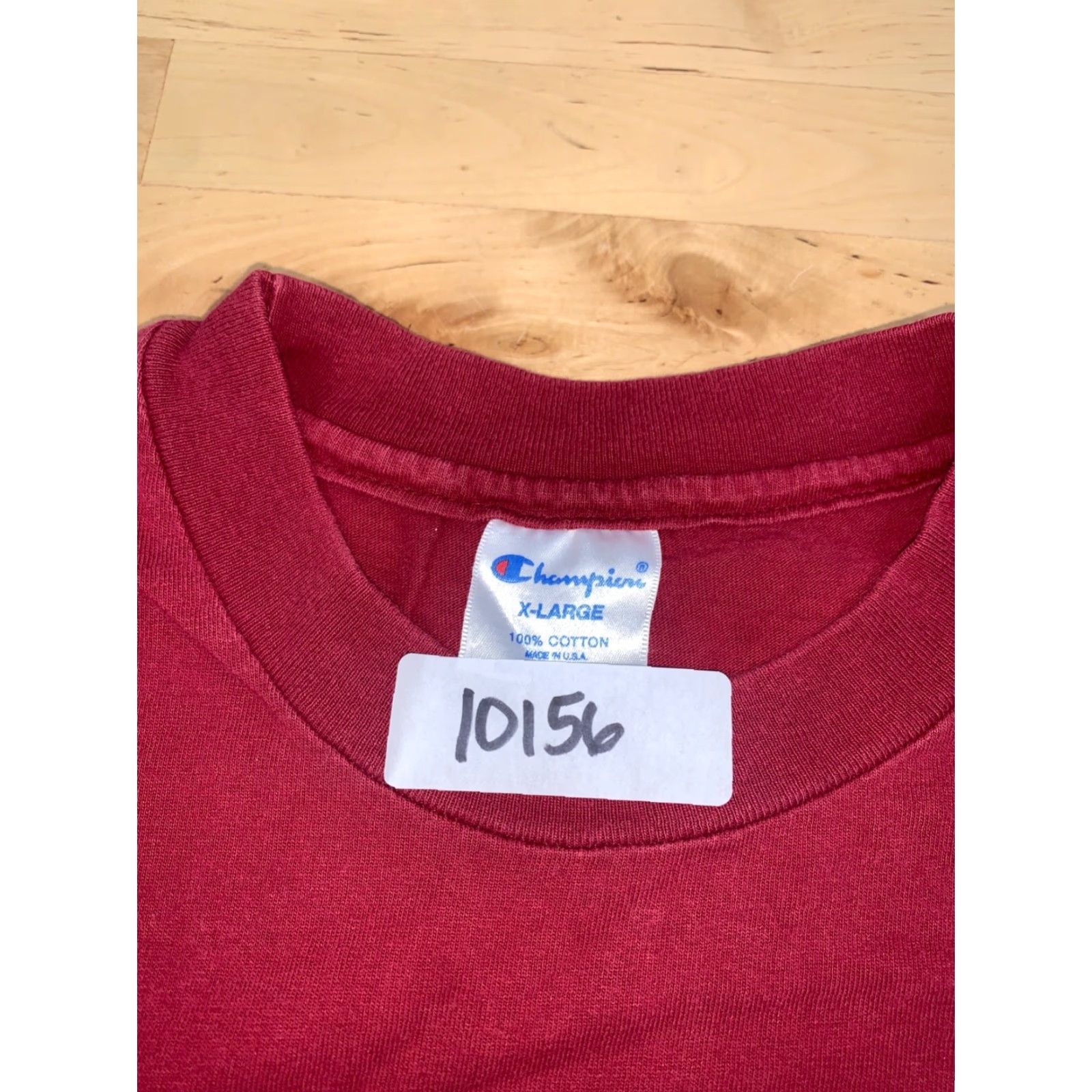 Champion VINTAGE Harvard University Crimson T Shirt Mens XL Red USA Single Stitch 10156 Size US XL / EU 56 / 4 - 3 Thumbnail