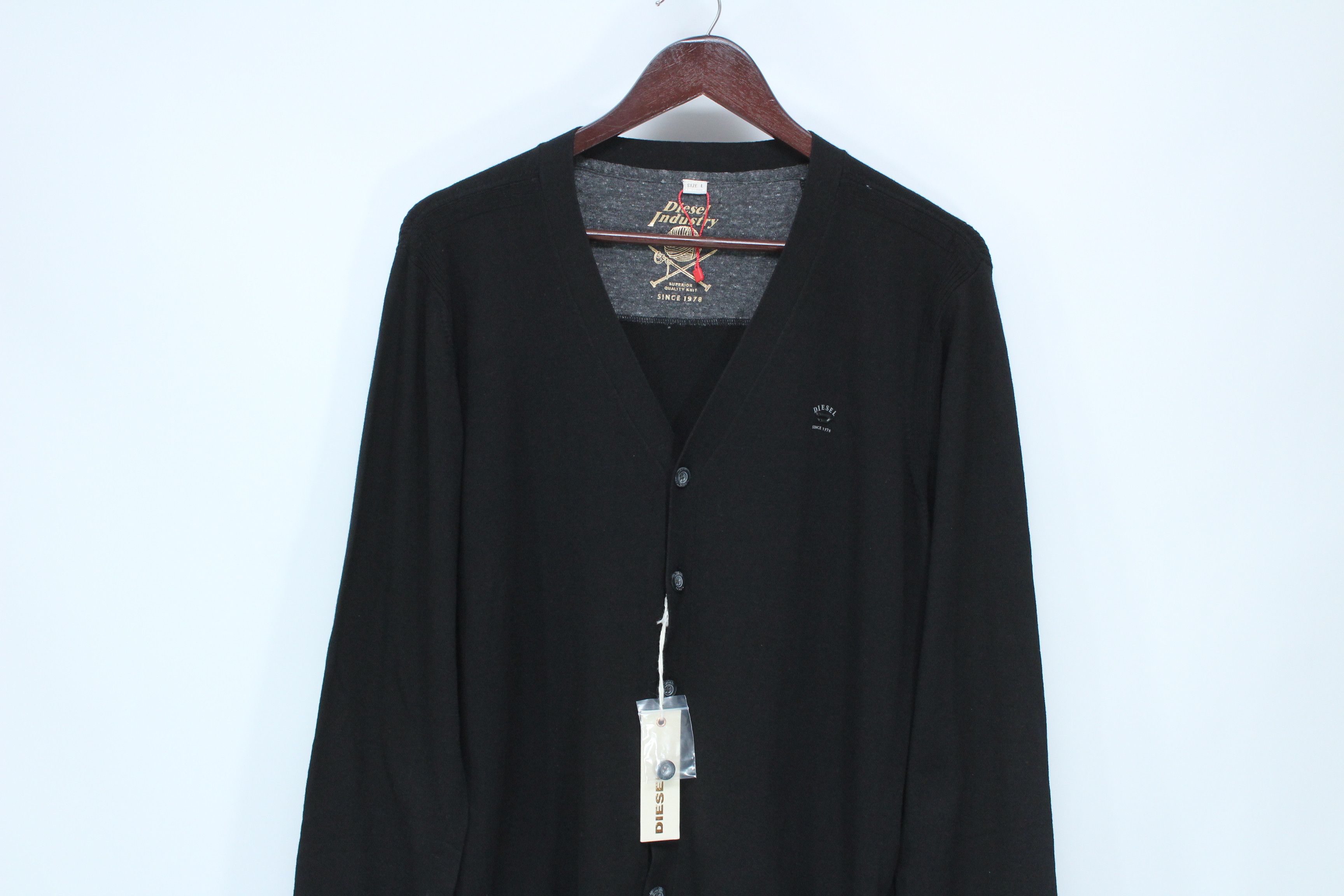 Diesel Diesel Sweater Cardigan Mens Size L Vintage Hype Size US L / EU 52-54 / 3 - 6 Thumbnail