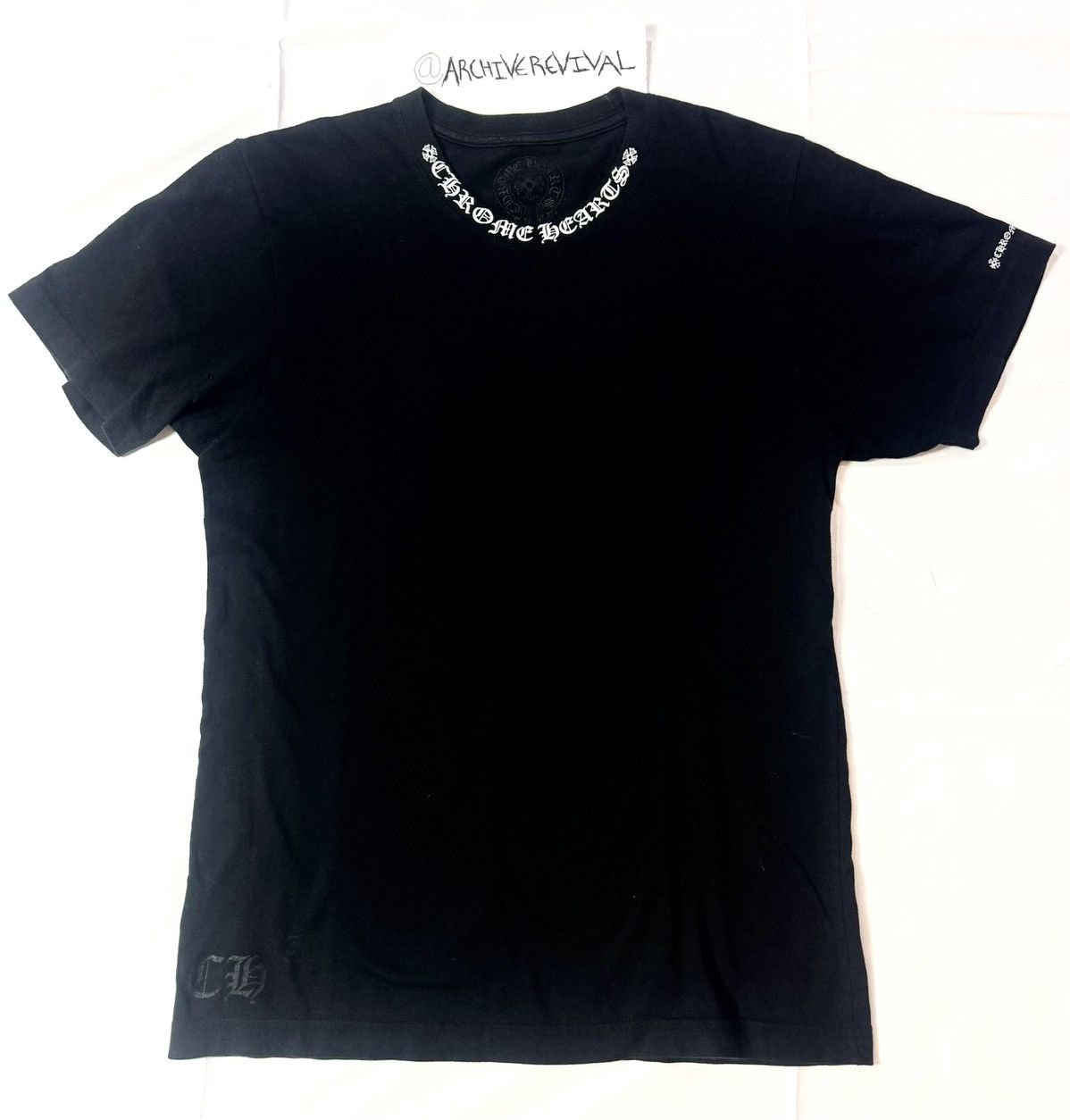 Chrome Hearts Chrome Hearts Neck Print Pocket Tee Size US M / EU 48-50 / 2 - 2 Thumbnail